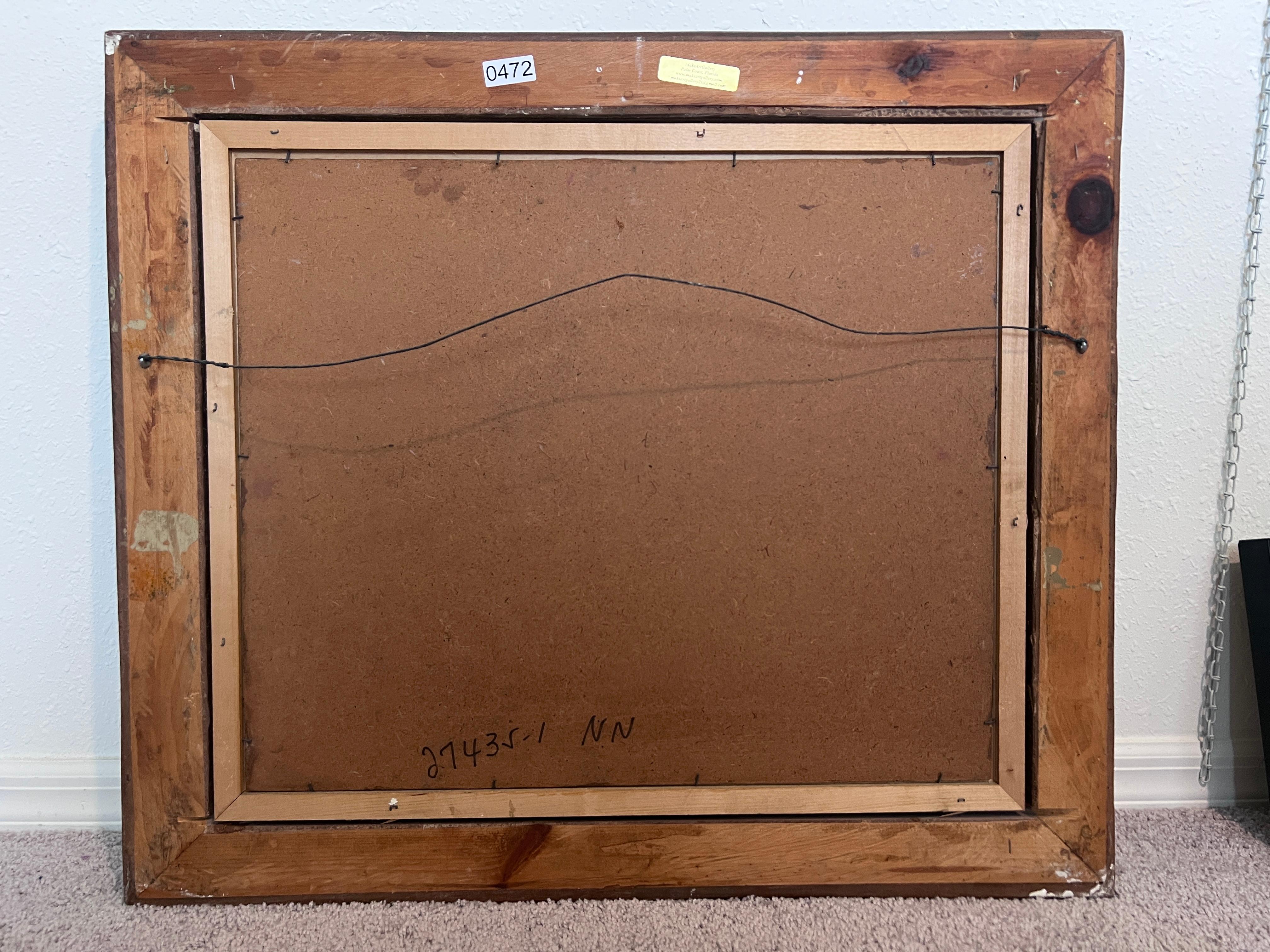 Óleo original firmado por William Harnden Impresionista estadounidense 1920-1983 en venta 10