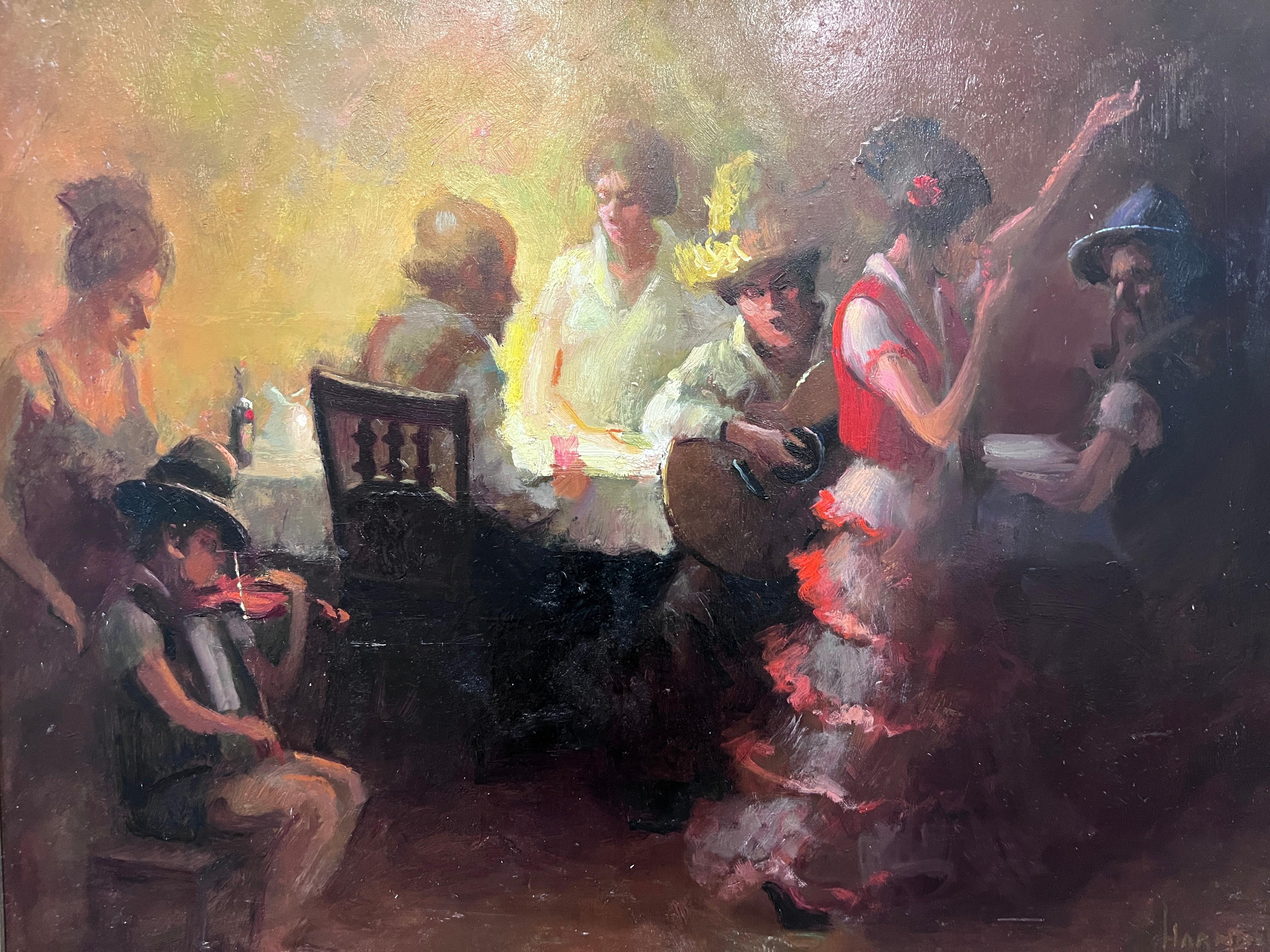 Óleo original firmado por William Harnden Impresionista estadounidense 1920-1983 en venta 2