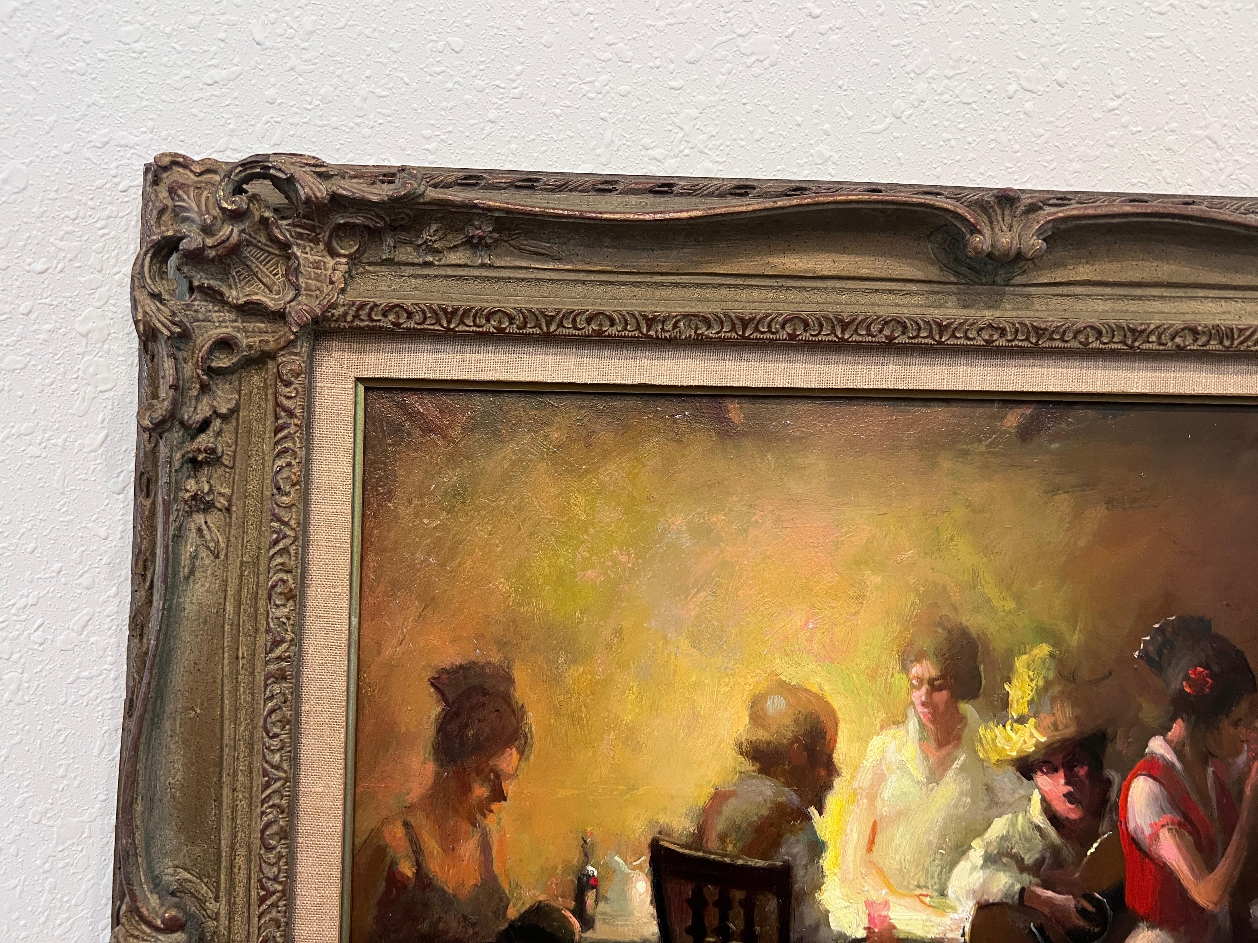 Óleo original firmado por William Harnden Impresionista estadounidense 1920-1983 en venta 4