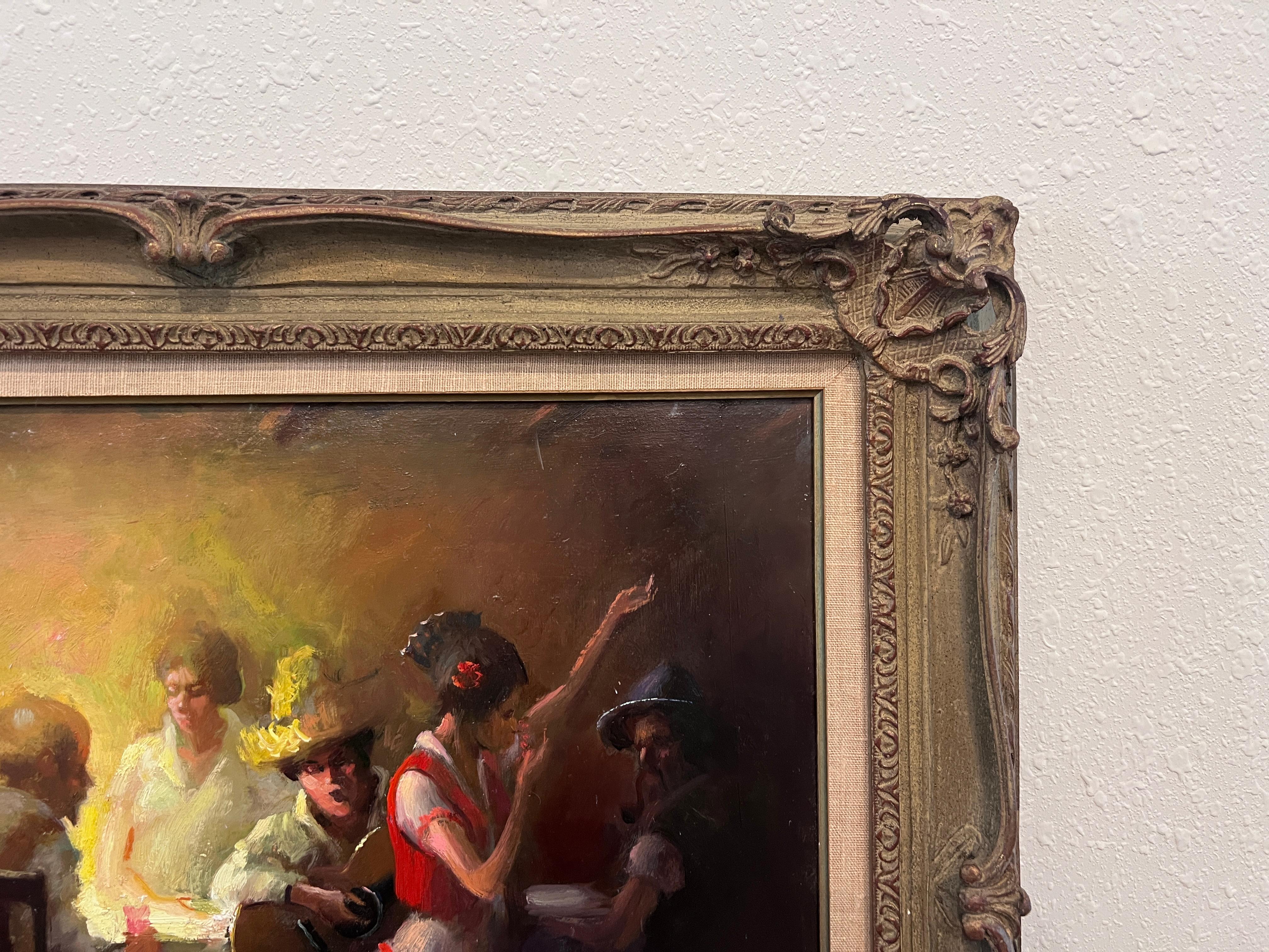 Óleo original firmado por William Harnden Impresionista estadounidense 1920-1983 en venta 5