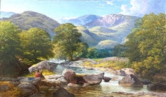 Sketching Beside a Mountain Stream in Westmoreland".