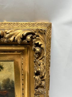 William Hart (estadounidense, 1823-1894) "Ganado al borde del agua" Óleo sobre lienzo