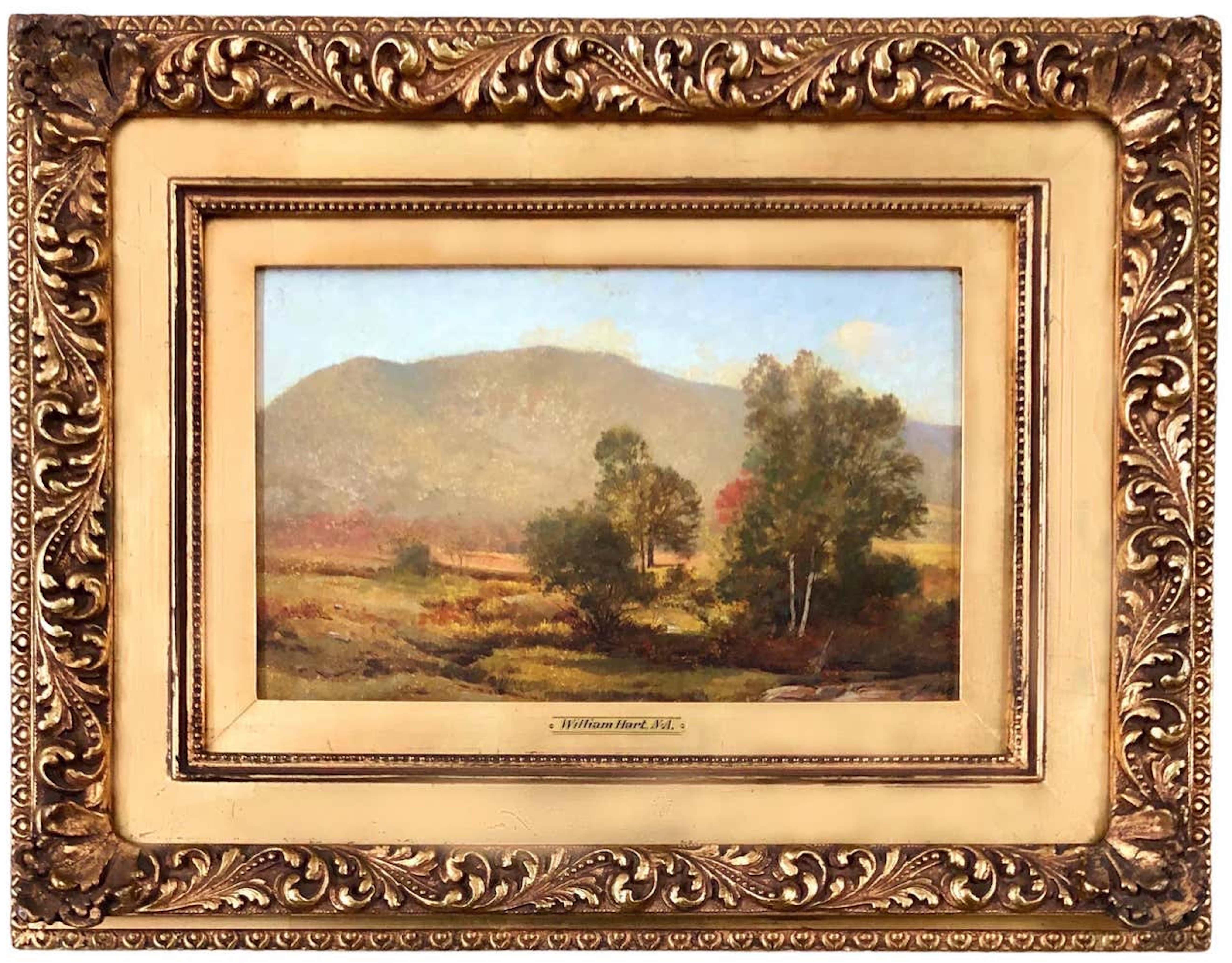 William Hart Landscape Painting - A Glorious Morning in Autumn