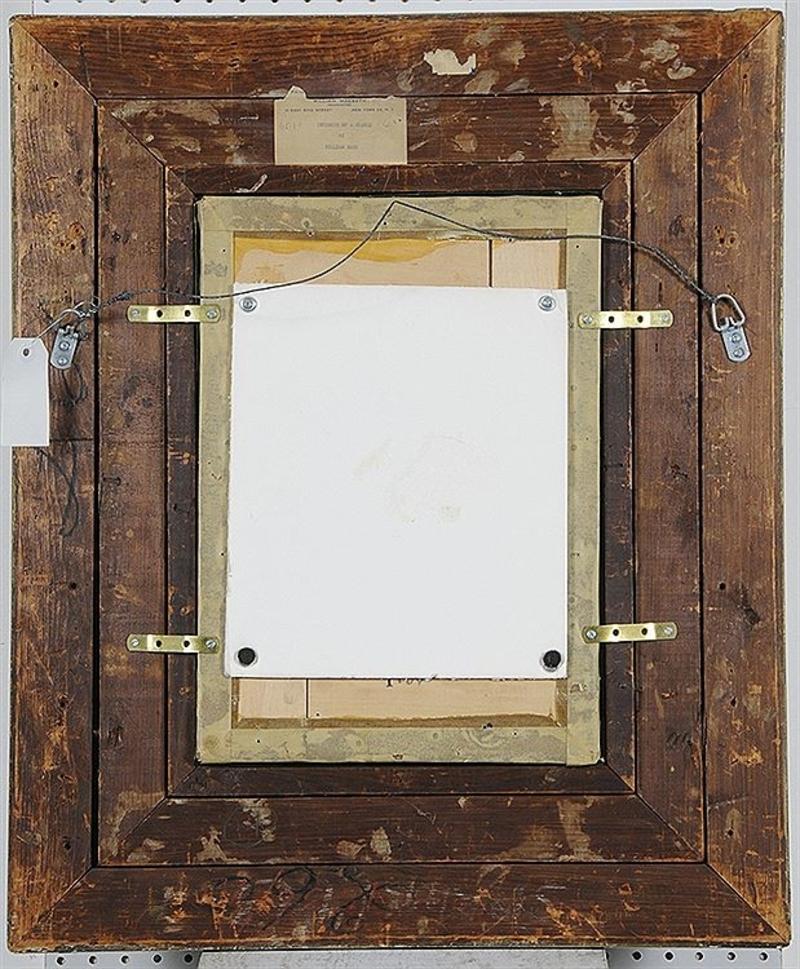 « Intérieur d'une écurie » William Hart, Hudson River School Antique, Boy and Horse en vente 5