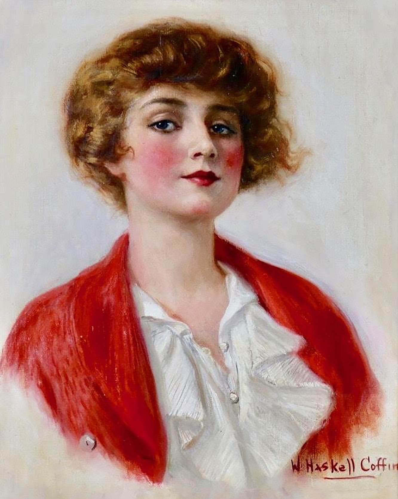 William Haskell Coffin Portrait Painting - Saturday Evening Post Cover, October 11, 1913