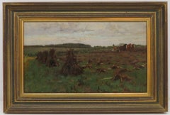 Peinture à l'huile écossaise ancienne signée William Heath Wilson (1849-1927)