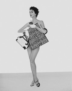 Vintage Dovima and Handbags, Jenna Bags, 1953
