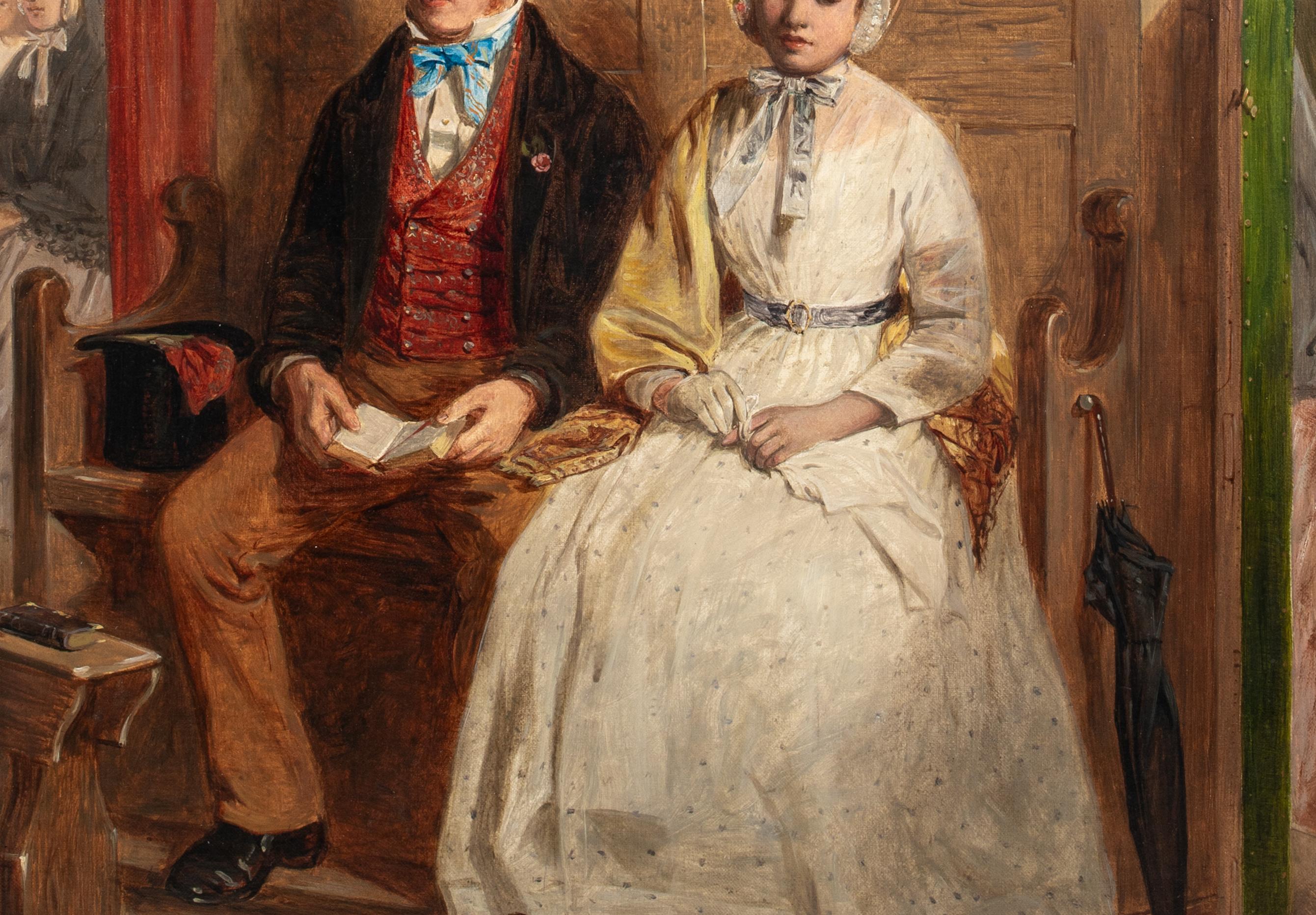 The First Time Of Asking, 19th Century   by WILLIAM HEMSLEY (BRITISH 1817-1906)  For Sale 4