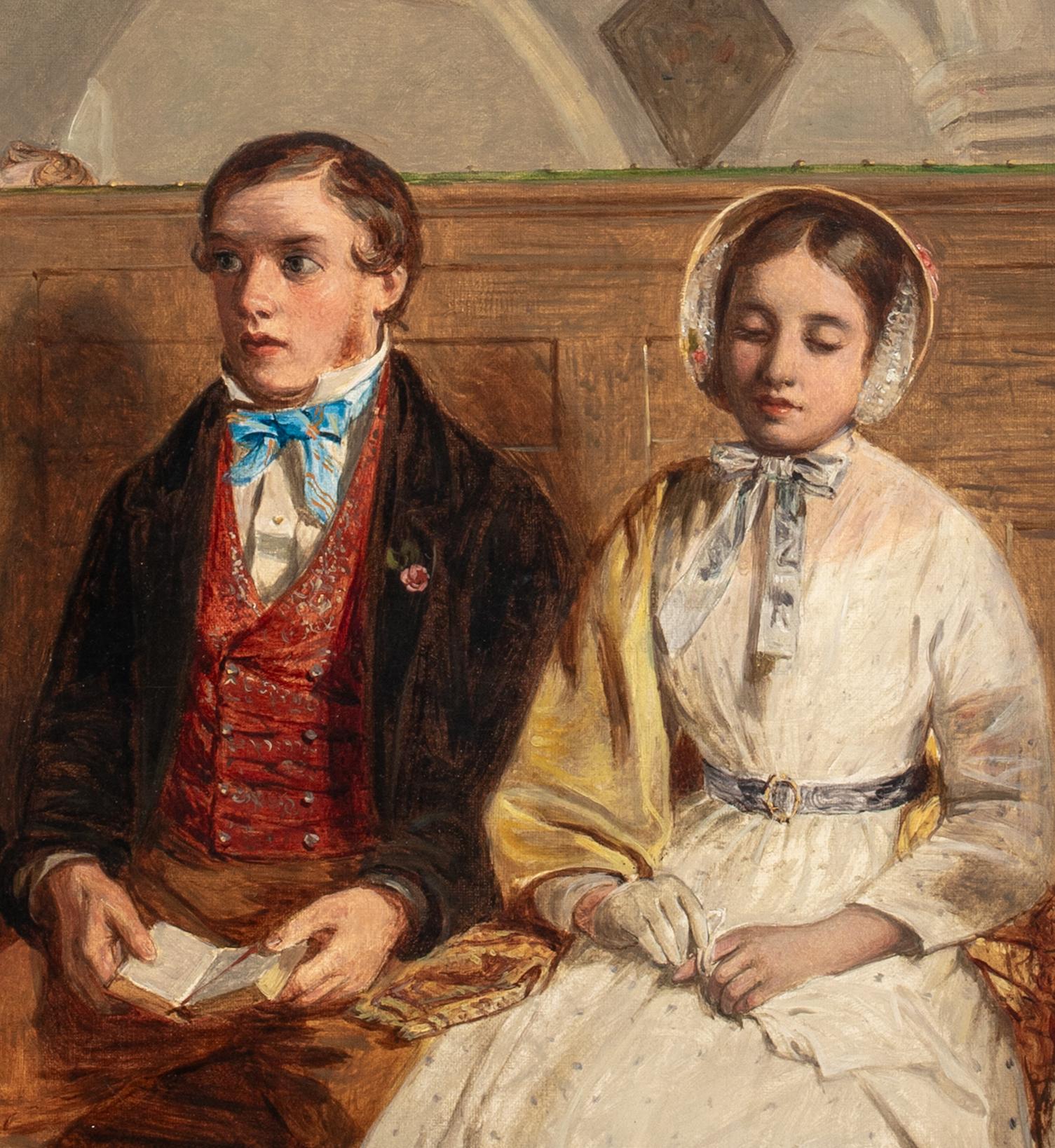 The First Time Of Asking, 19th Century   by WILLIAM HEMSLEY (BRITISH 1817-1906)  For Sale 1