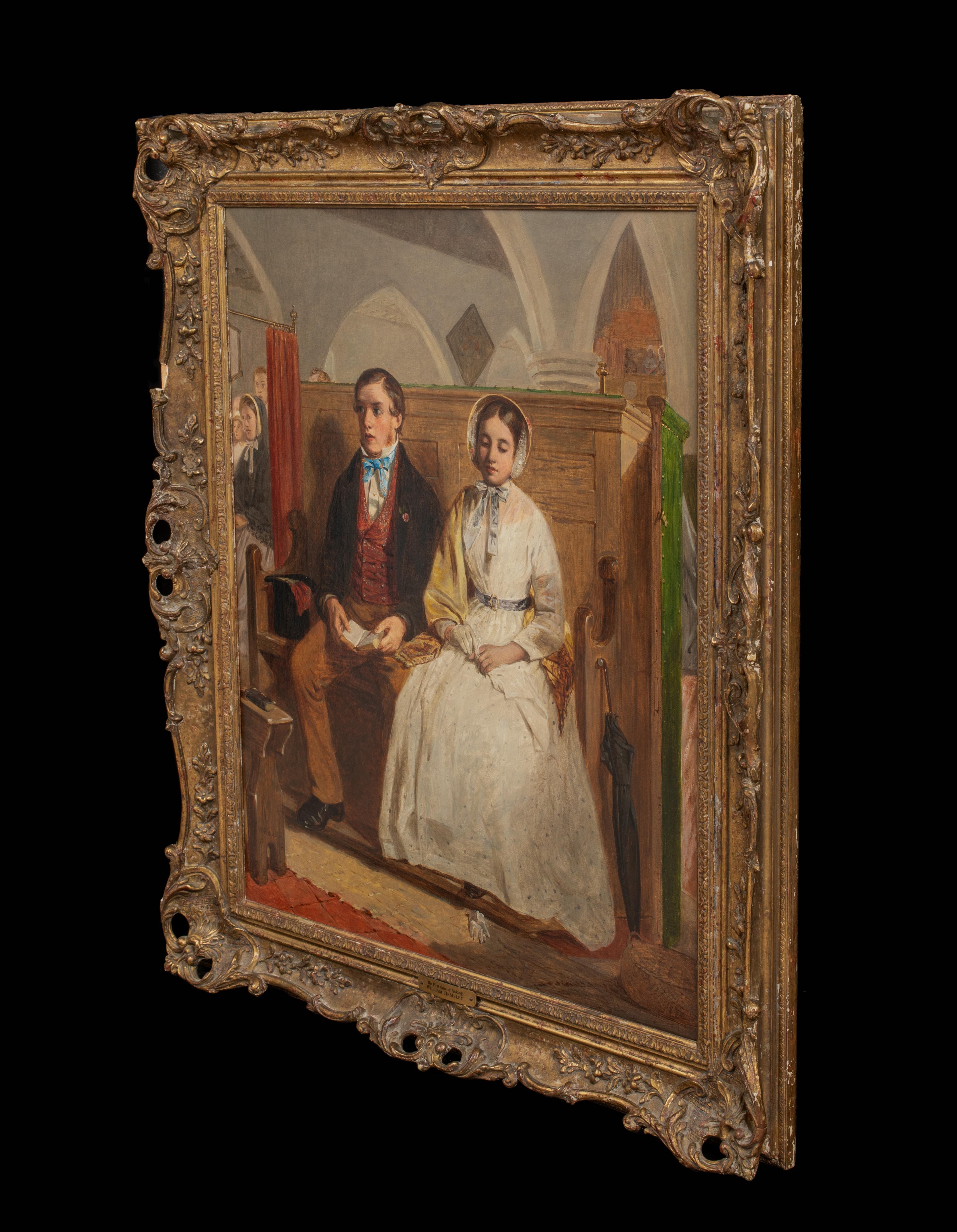 The First Time Of Asking, 19th Century   by WILLIAM HEMSLEY (BRITISH 1817-1906)  For Sale 2