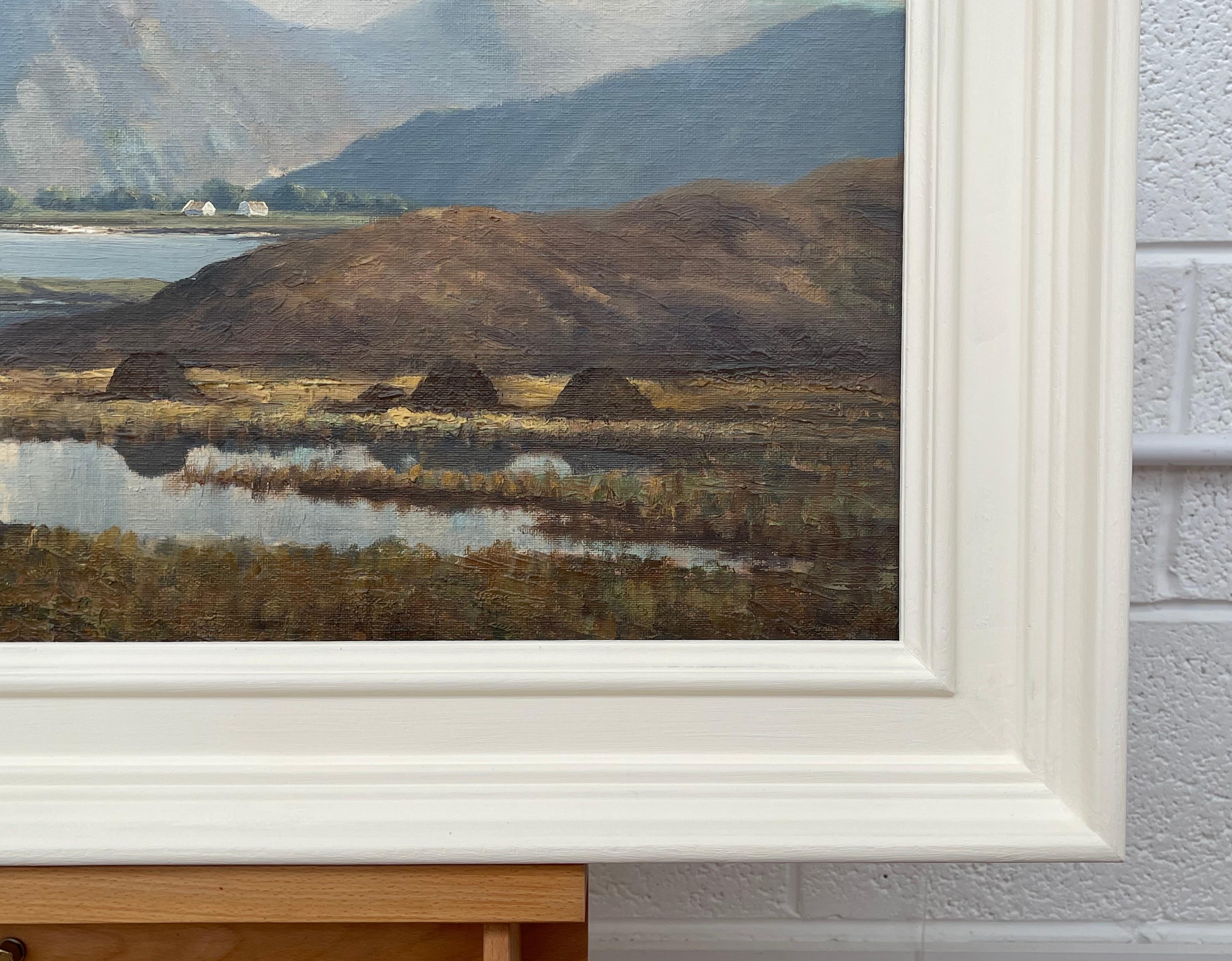 Oil Painting of Mountain Lake Scene in Connemara Ireland by Modern Irish Artist 2