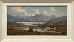 Oil Painting of Mountain Lake Scene in Connemara Ireland by Modern Irish Artist