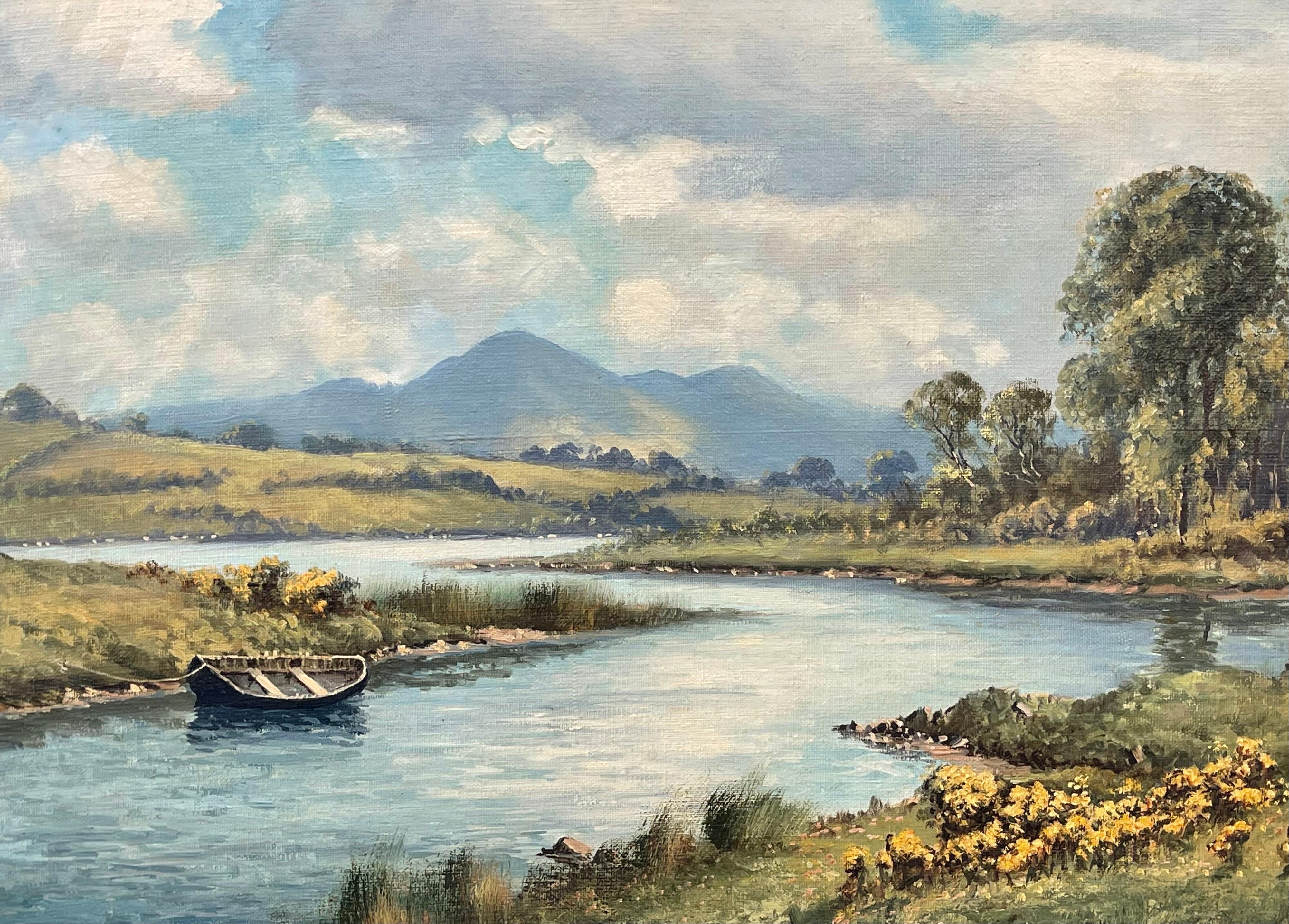 Original Oil Painting of Mountain River Scene in Ireland by Modern Irish Artist 8