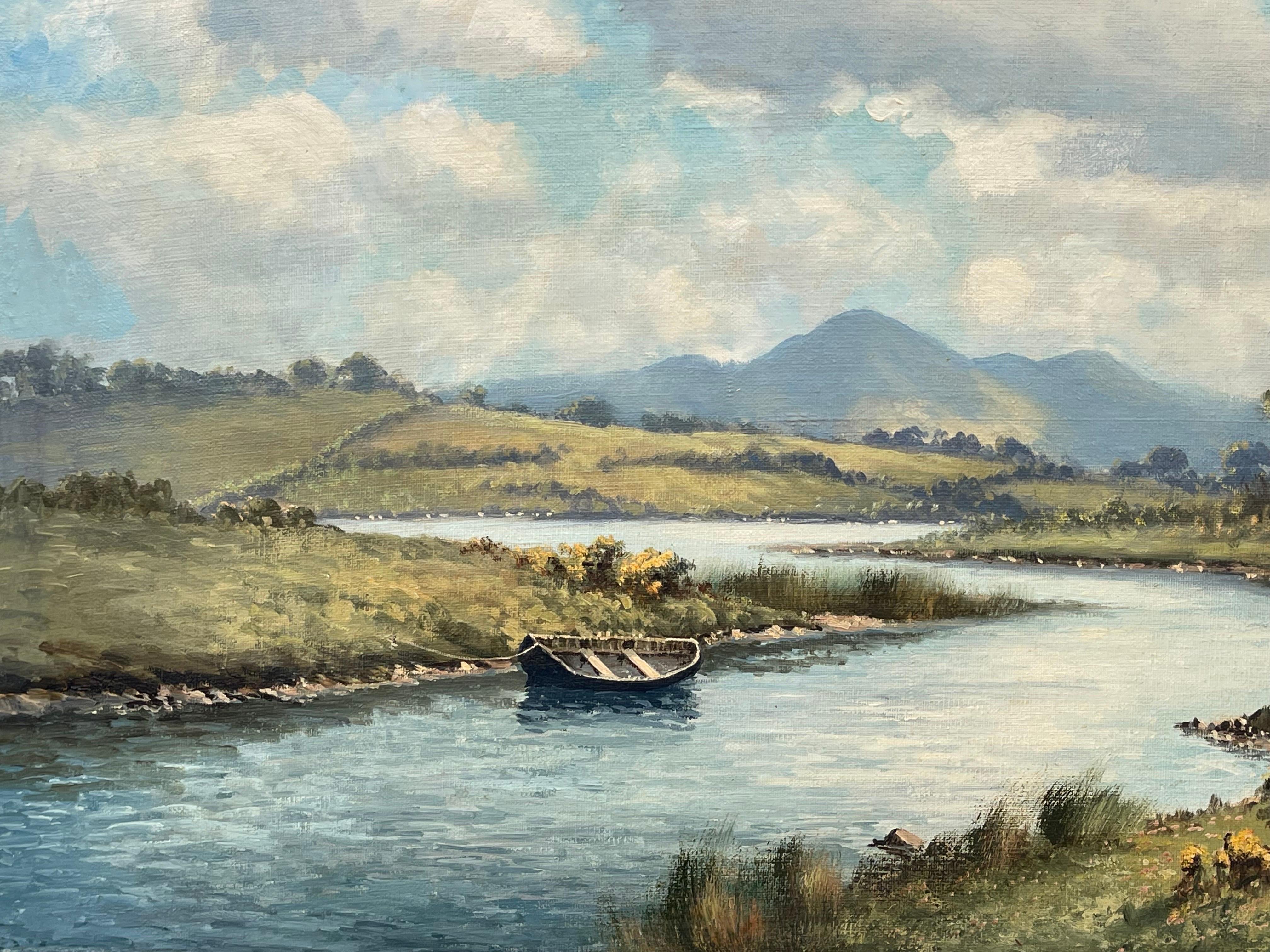 Original Oil Painting of Mountain River Scene in Ireland by Modern Irish Artist 3