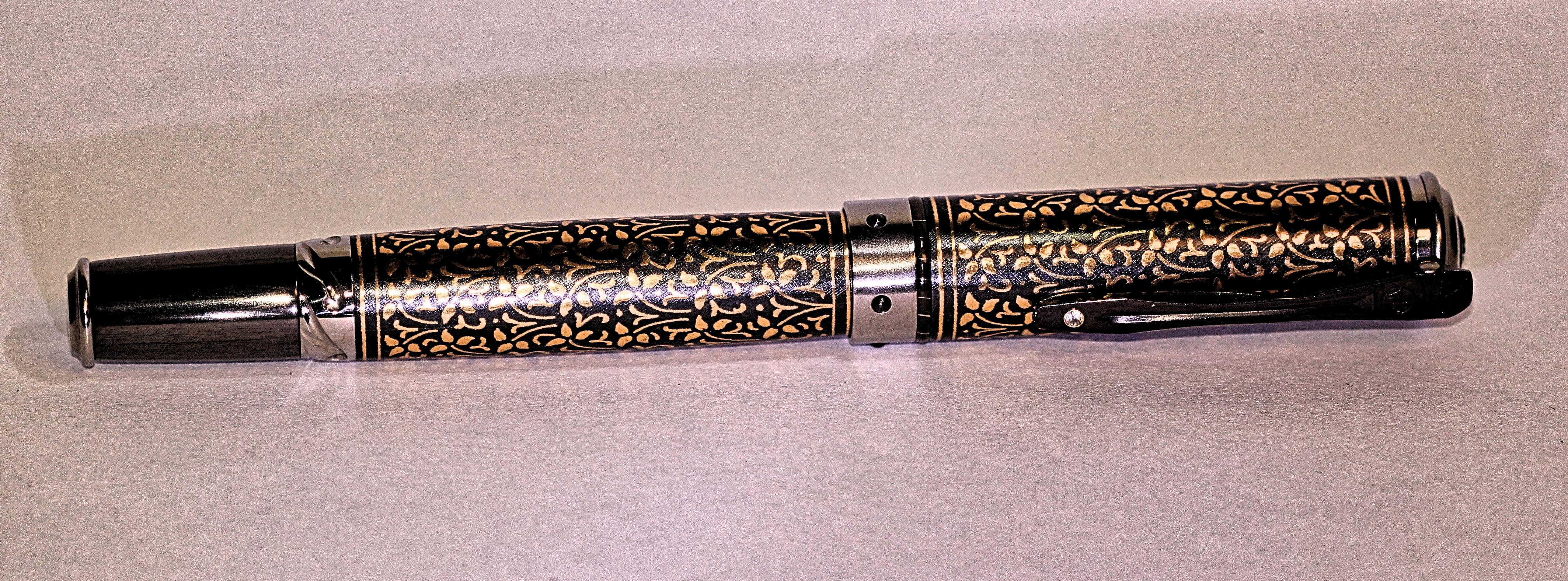 Contemporary William Henry Cabernet Ivy Limited Edition Roller Ball Pen For Sale