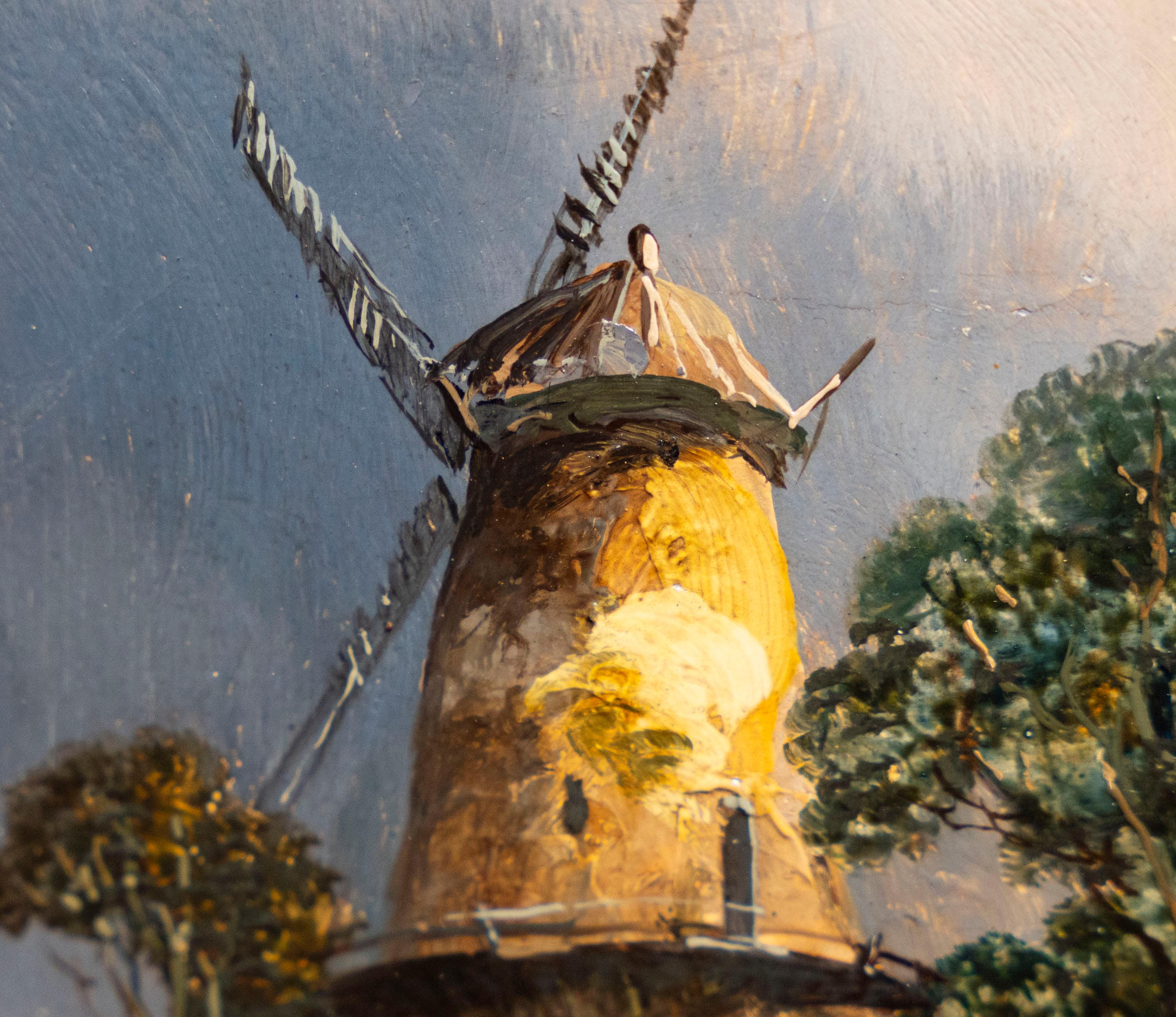 Windmühle, John Crome (1768-1821) – Painting von William Henry Crome