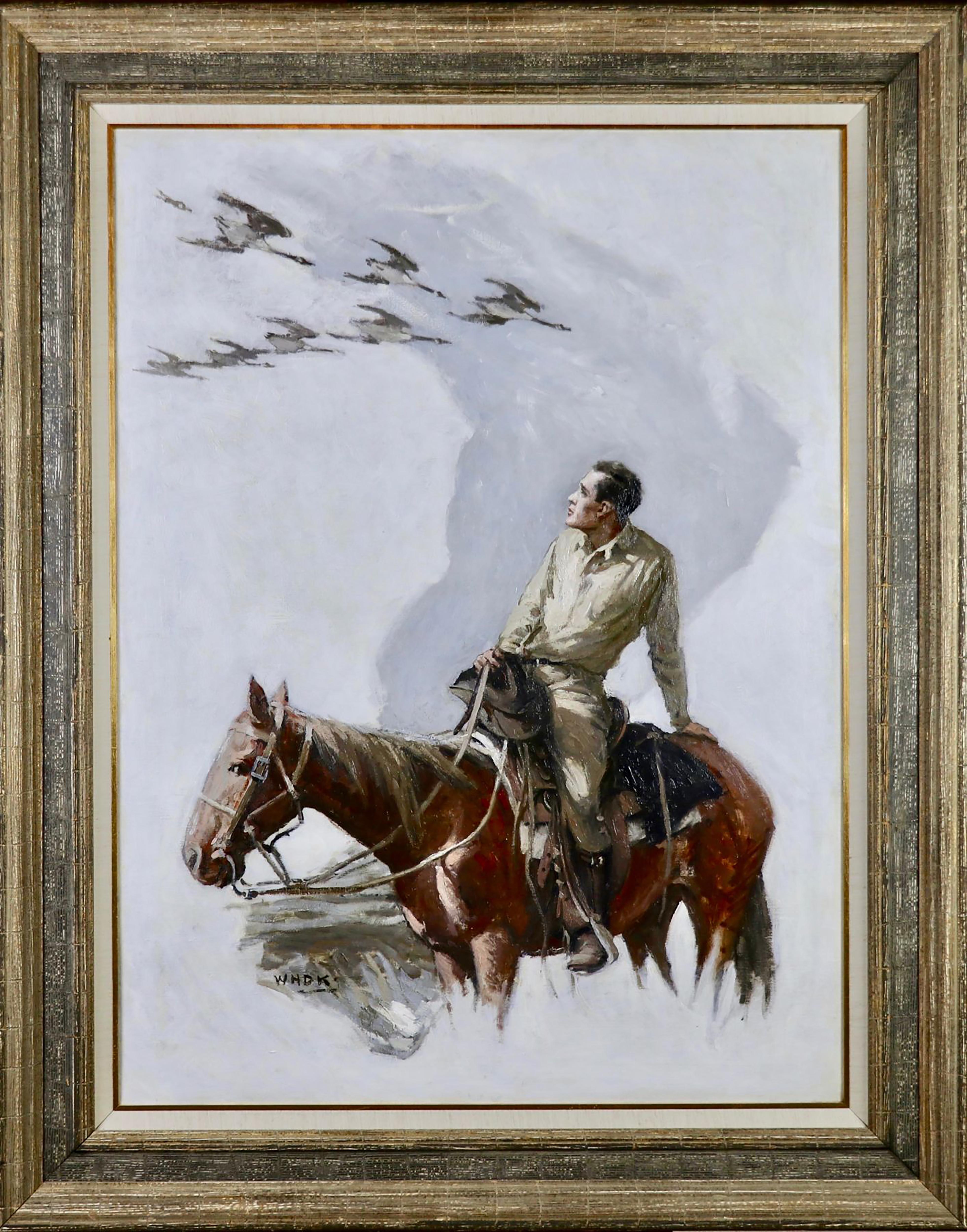 Wild Geese - Painting by William Henry Dethlef Koerner