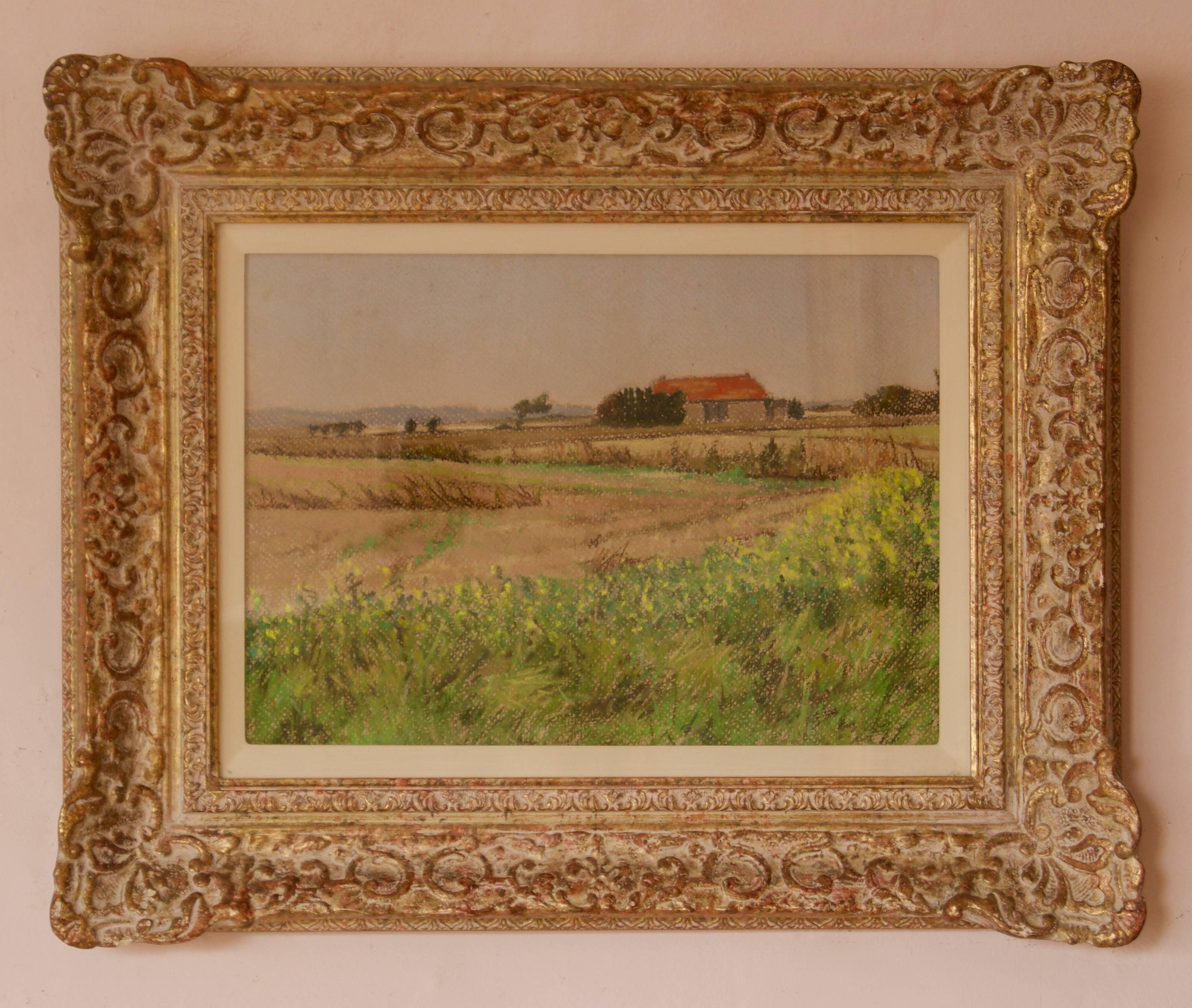 Cotswolds Landscape - Mid 20th Century Impressionist Oil by William Henry Innes For Sale 1