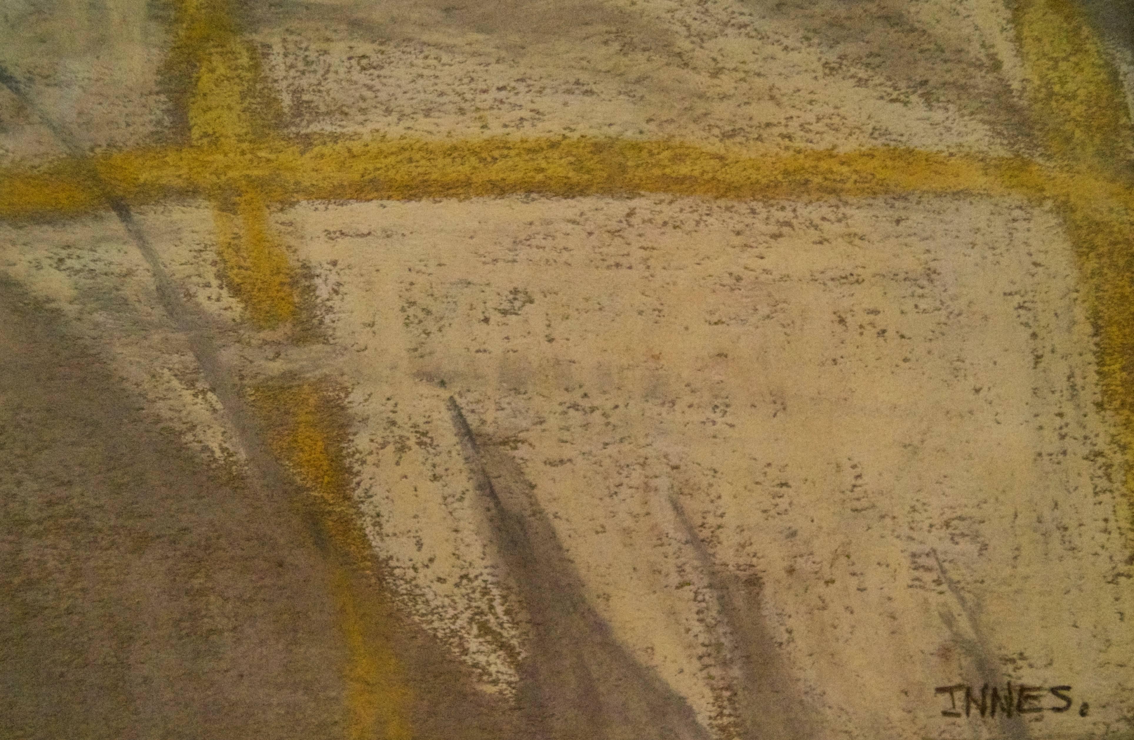 Flowers By My Window - Natura morta pastello del XX secolo di William Henry Innes in vendita 3