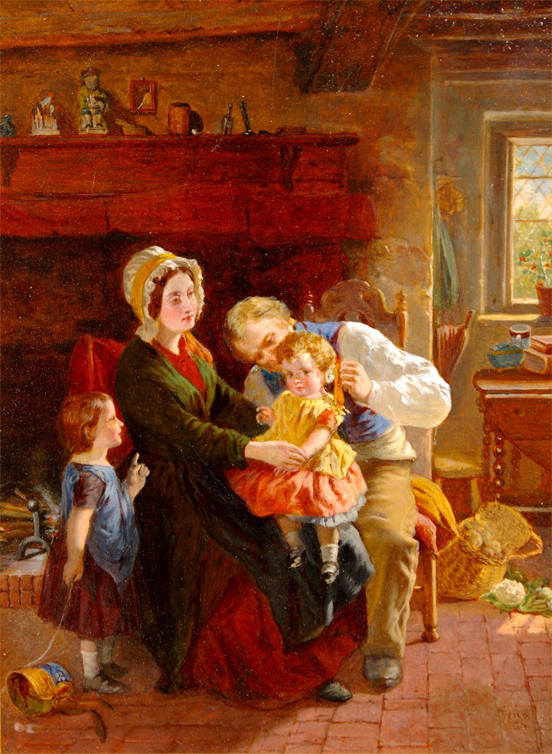 The Finishing Touches - Painting by William Henry Knight