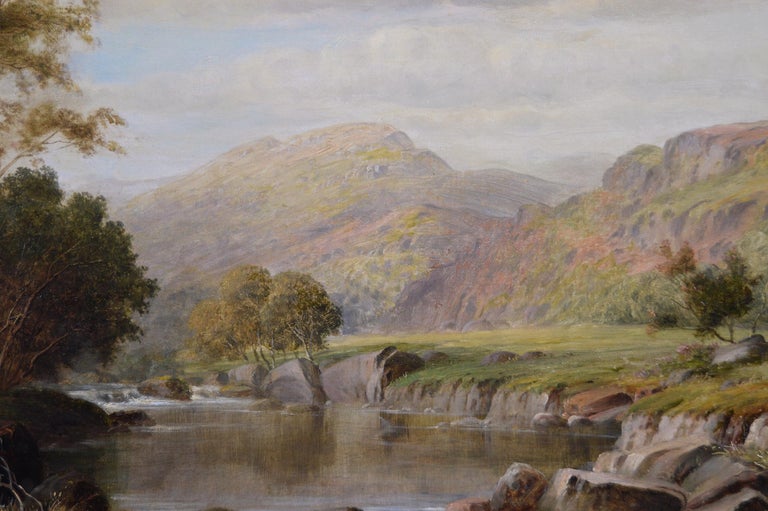John Linnell (b.1792) - The Ford - Large 19th Century Oil 
