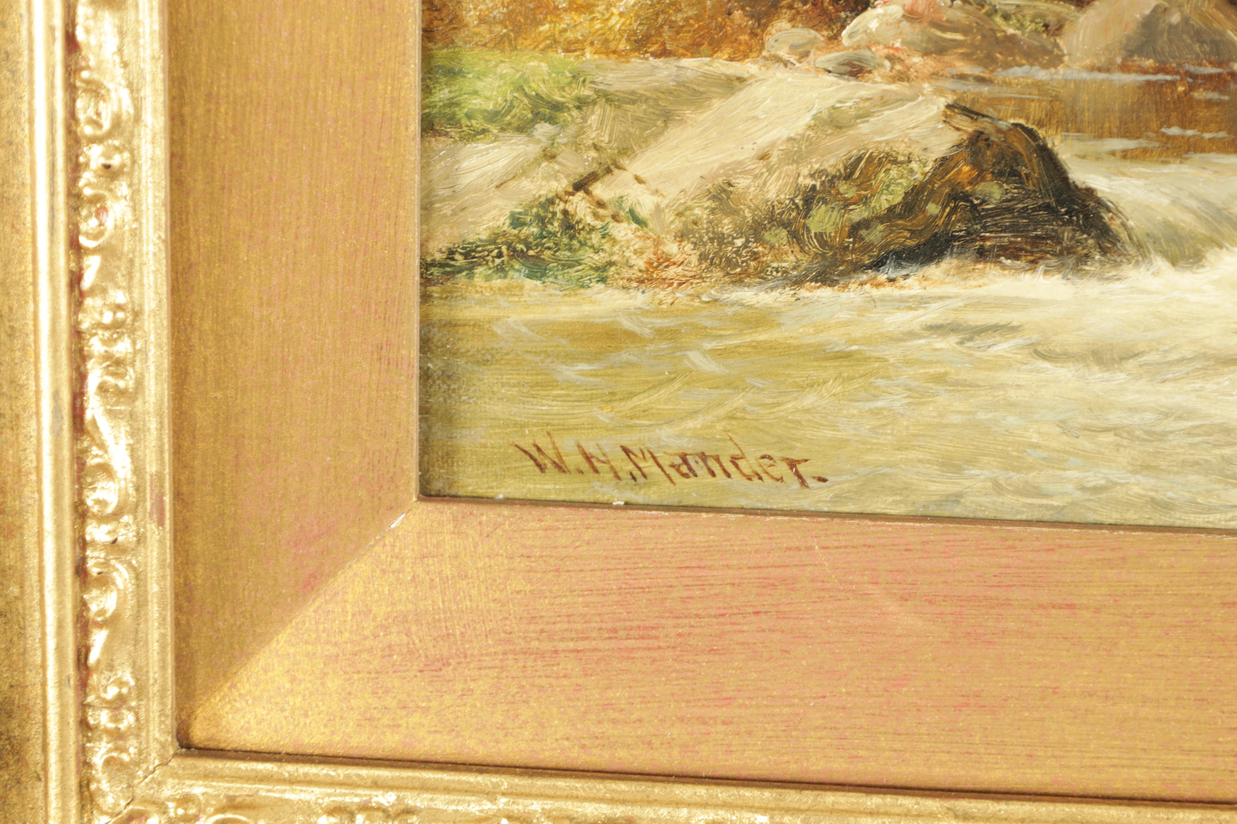 The Mill, Dolgellau,  Wales , William Henry Mander 19th century oil painting For Sale 3