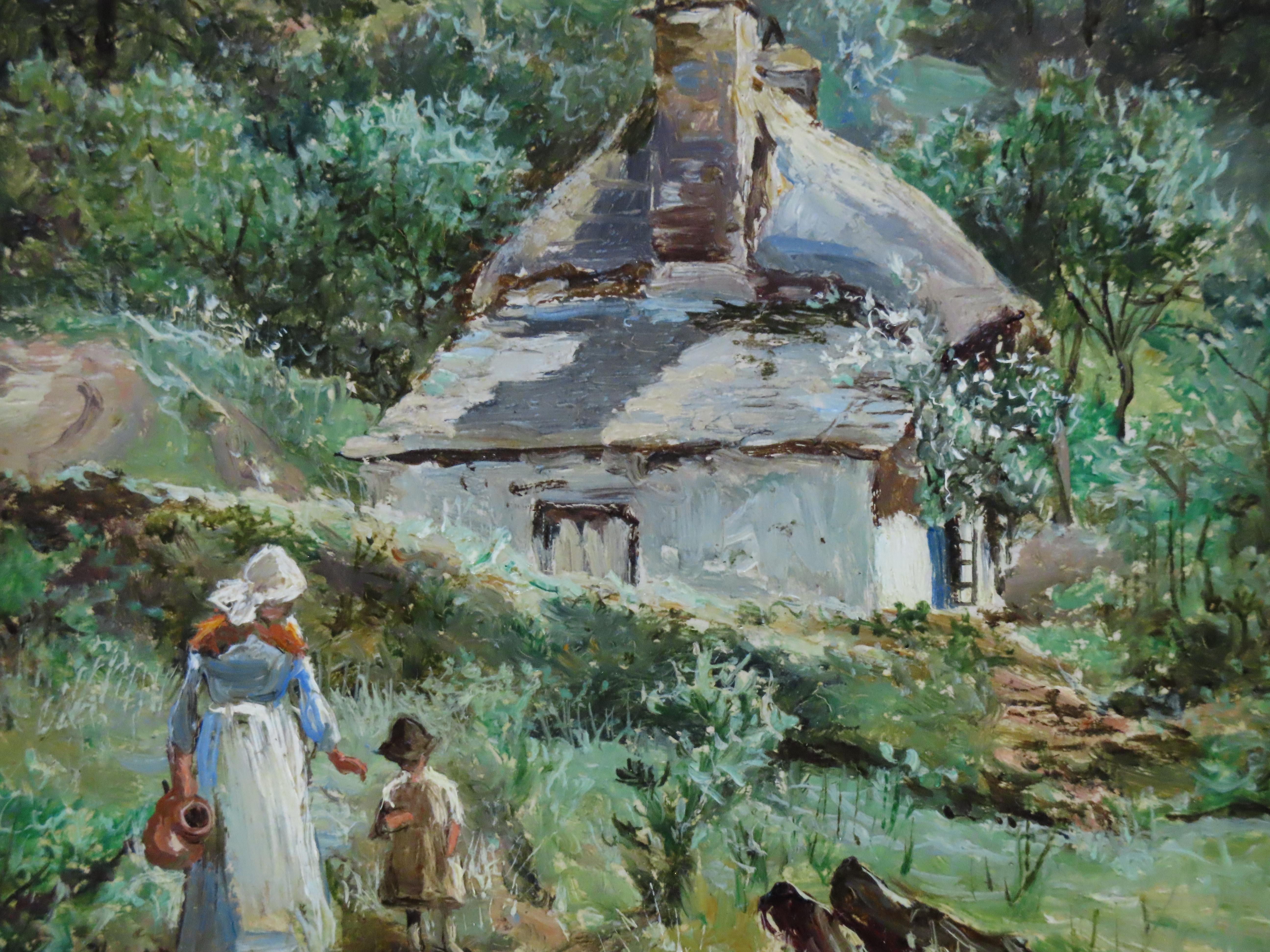 Pareja de óleos originales, WILLIAM HENRY PIKE, 