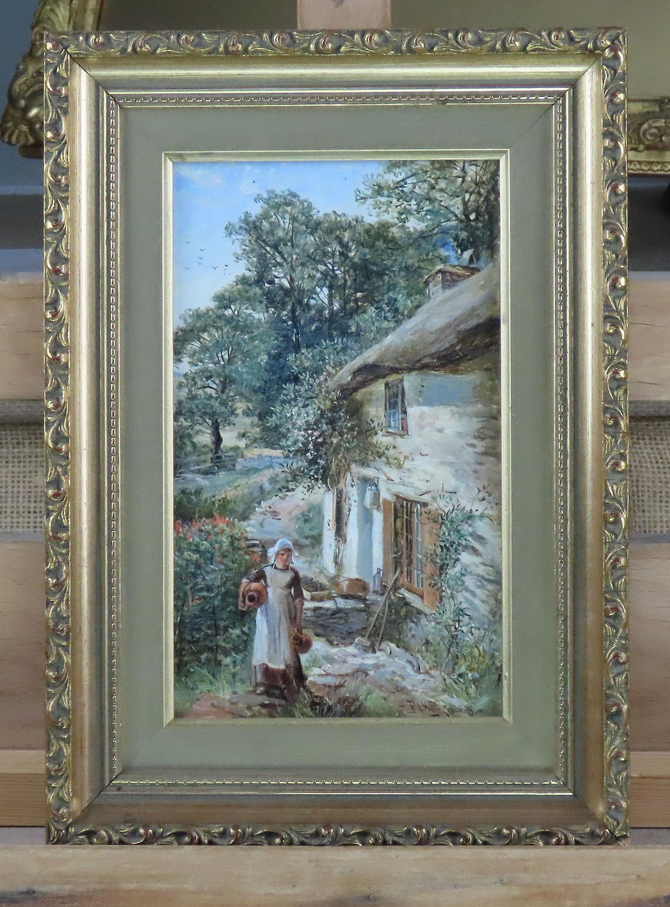 Pareja de óleos originales, WILLIAM HENRY PIKE, 