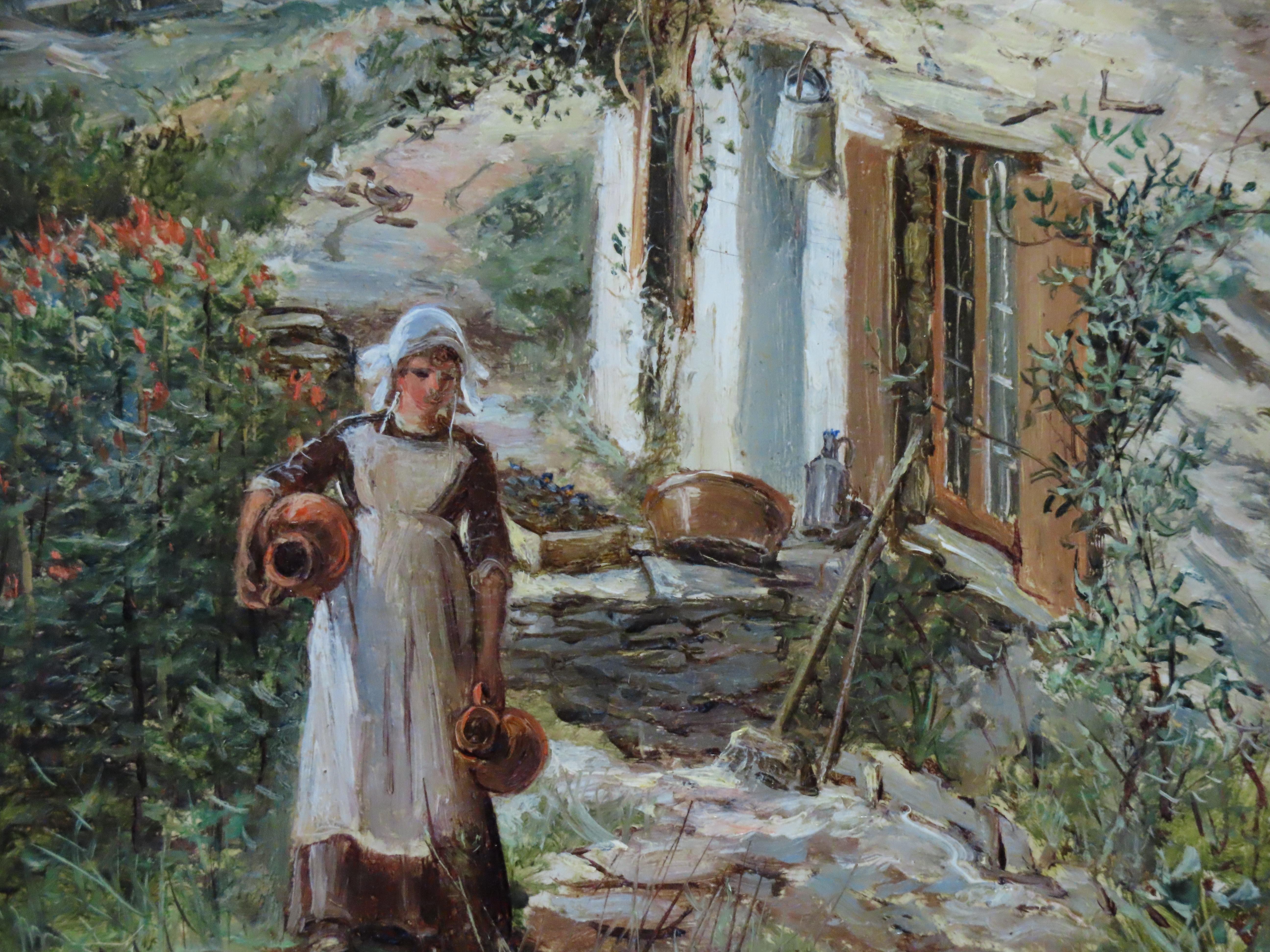 Pareja de óleos originales, WILLIAM HENRY PIKE, 