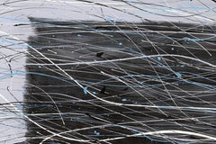 Gran cuadro expresionista abstracto de William Hewes