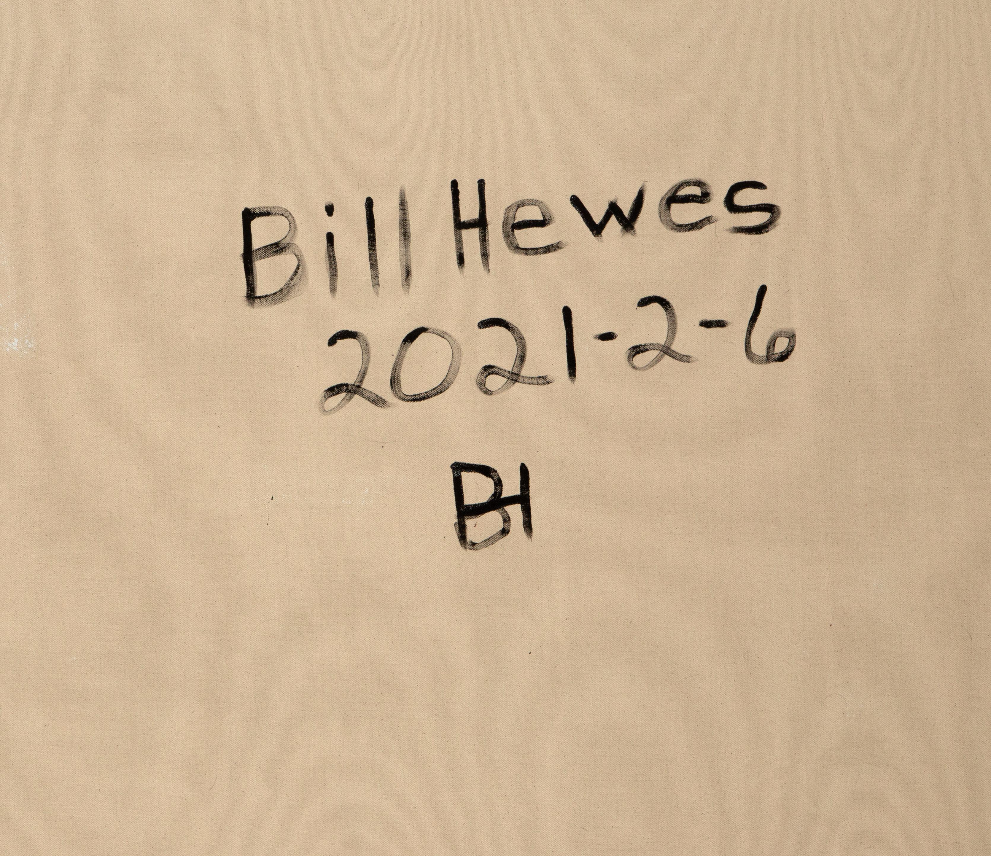 A large, dramatic abstract oil painting by Contemporary artist Bill Hewes.  William (Bill) Hewes is an American self-taught artist. Hewes was born in Easthampton, Massachusetts in 1957. Before becoming an artist in 2012 Hewes worked in the building