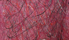Naked Lady, Abstract Expressionist Acrylic Painting by William Hewes
