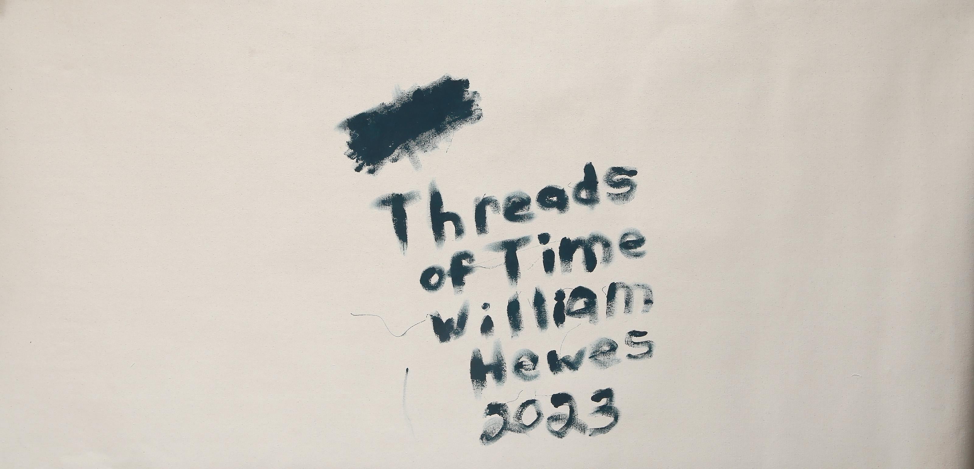 Threads of Time, Abstract Expressionist Acrylic Painting by William Hewes For Sale 3