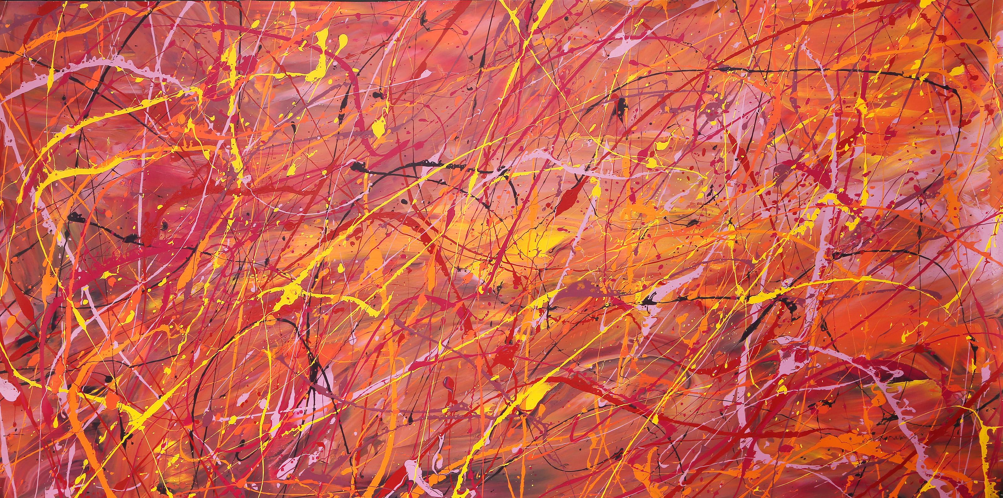 William Hewes (1957 - ) - Untitled (Pink Sky), Year:  2021, Medium:  Acrylic on Canvas, signed and dated on verso, Size:  30 x 60 in. (76.2 x 152.4 cm)


