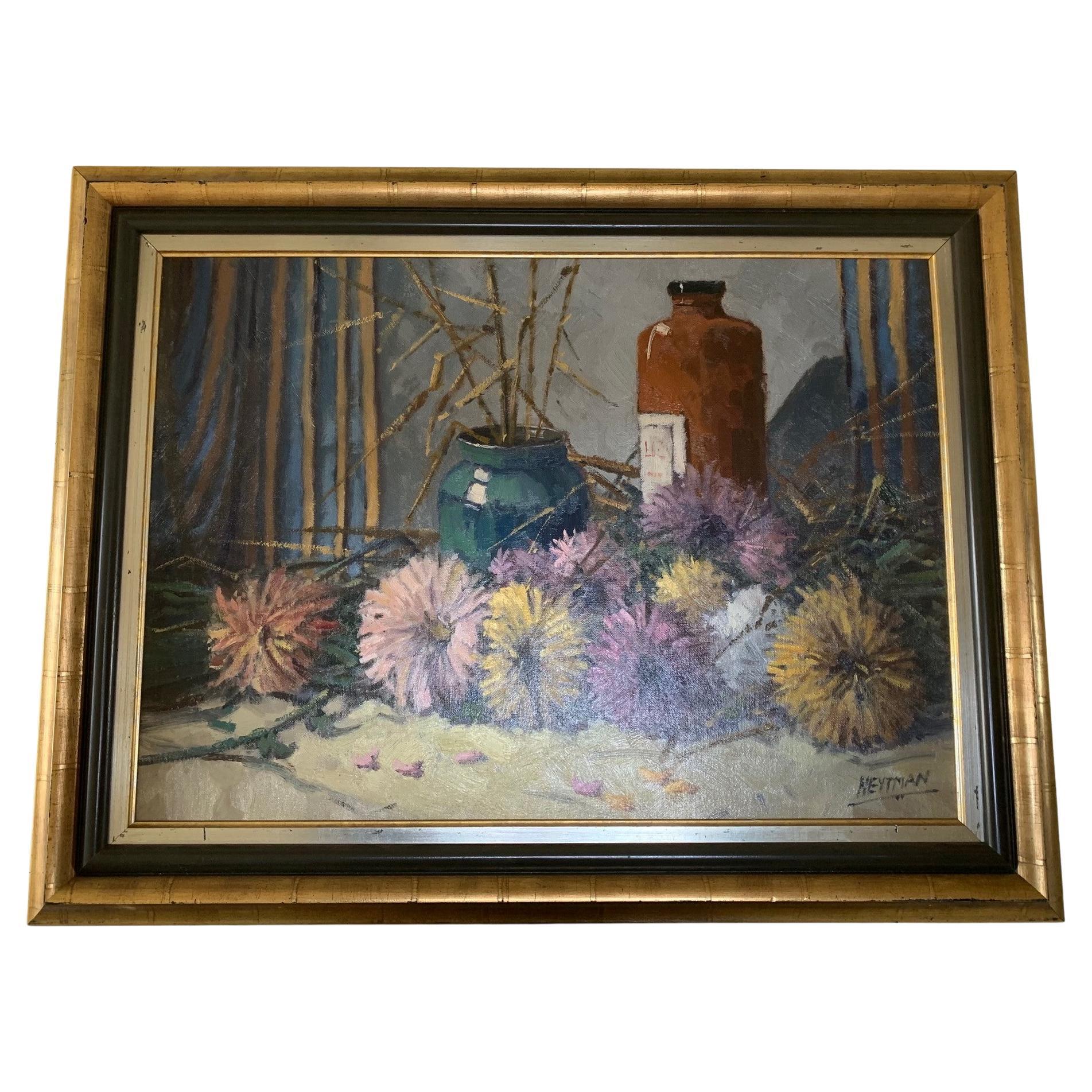 William Heytman, Oil on Canvas, Still Life For Sale