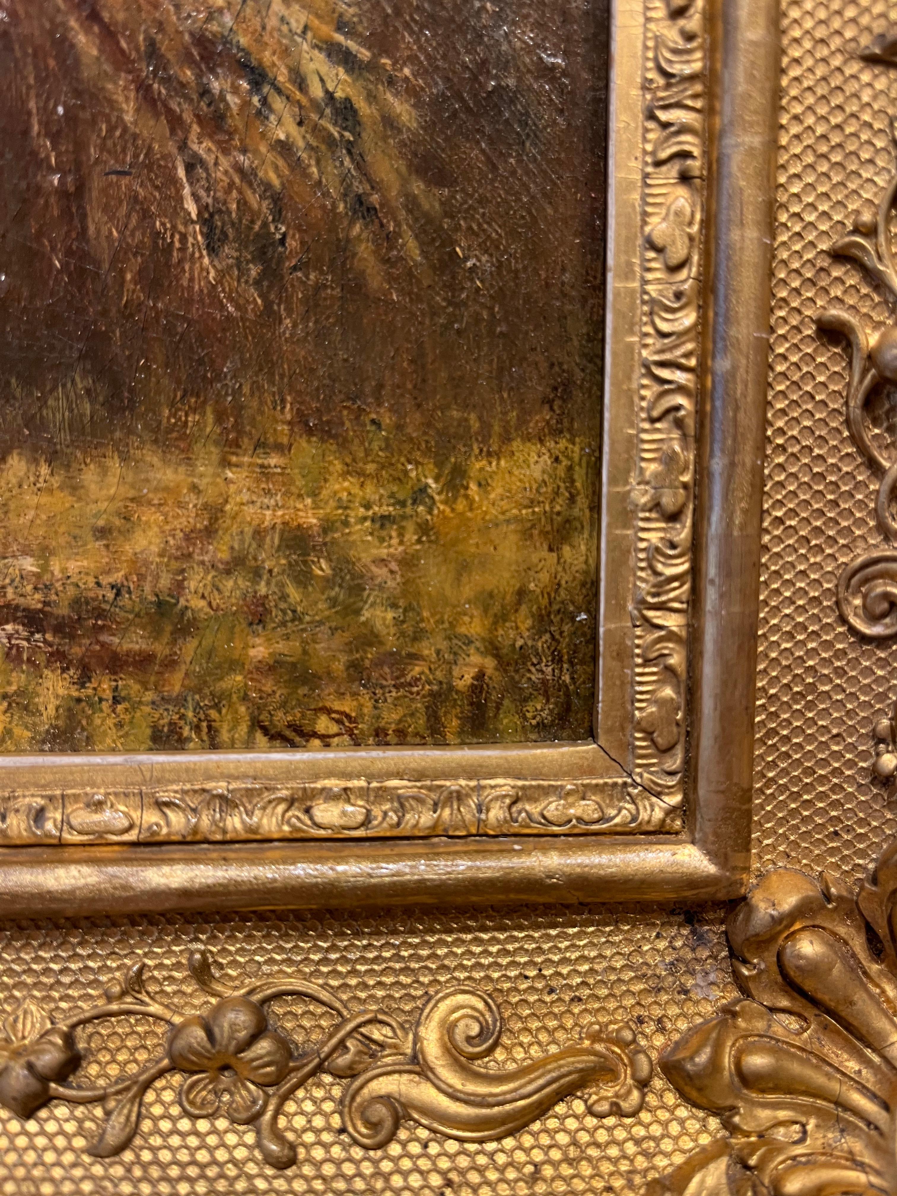 This painting is in excellent condition and signed lower right. William Hicok Low first trained with the sculptor Erastus Dow Palmer. When he was 17, he worked in New York City as an illustrator and years later traveled to Paris to study with
