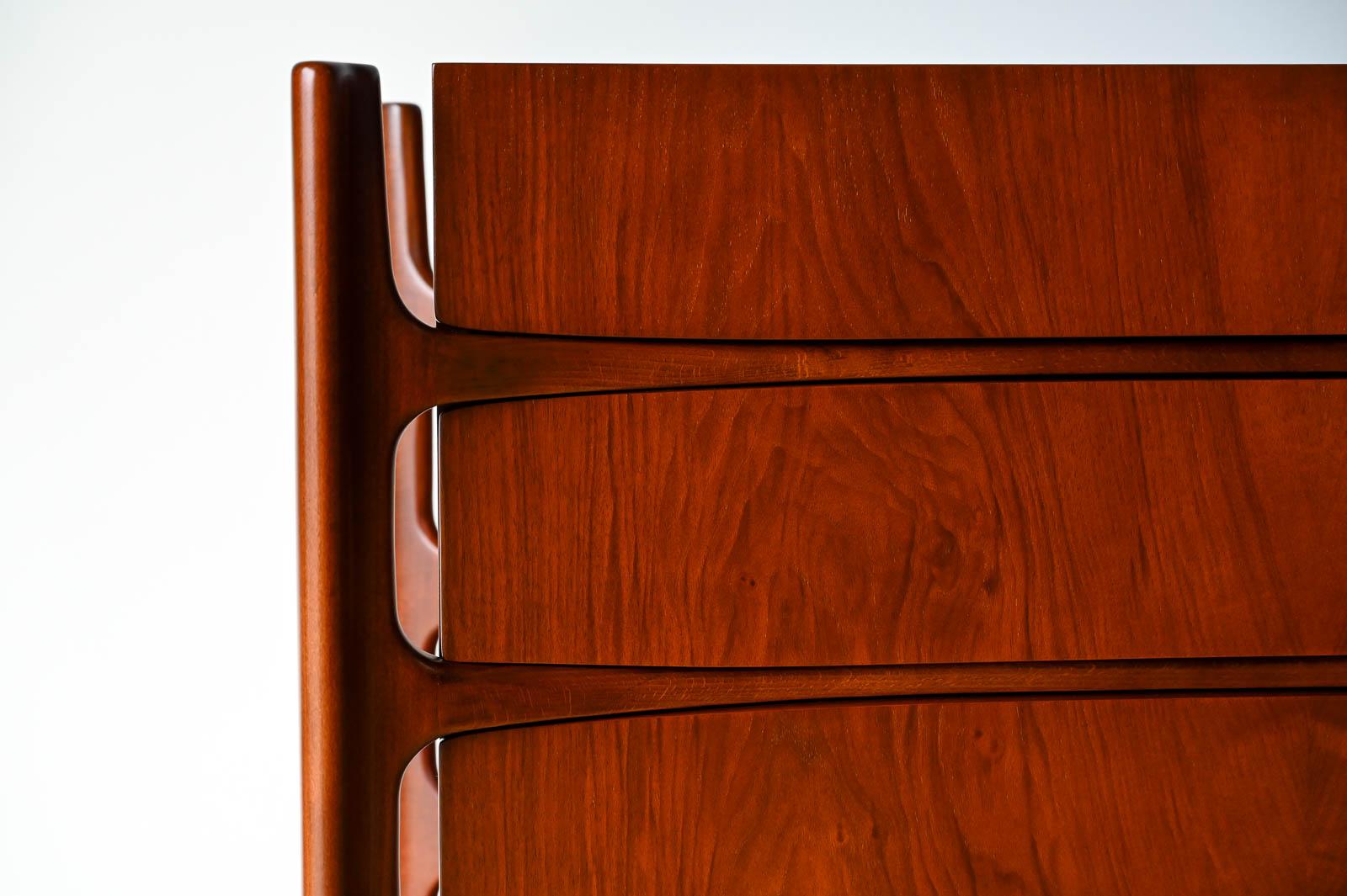 Mid-Century Modern William Hinn 4 Drawer Chest of Drawers or Cabinet, ca. 1960