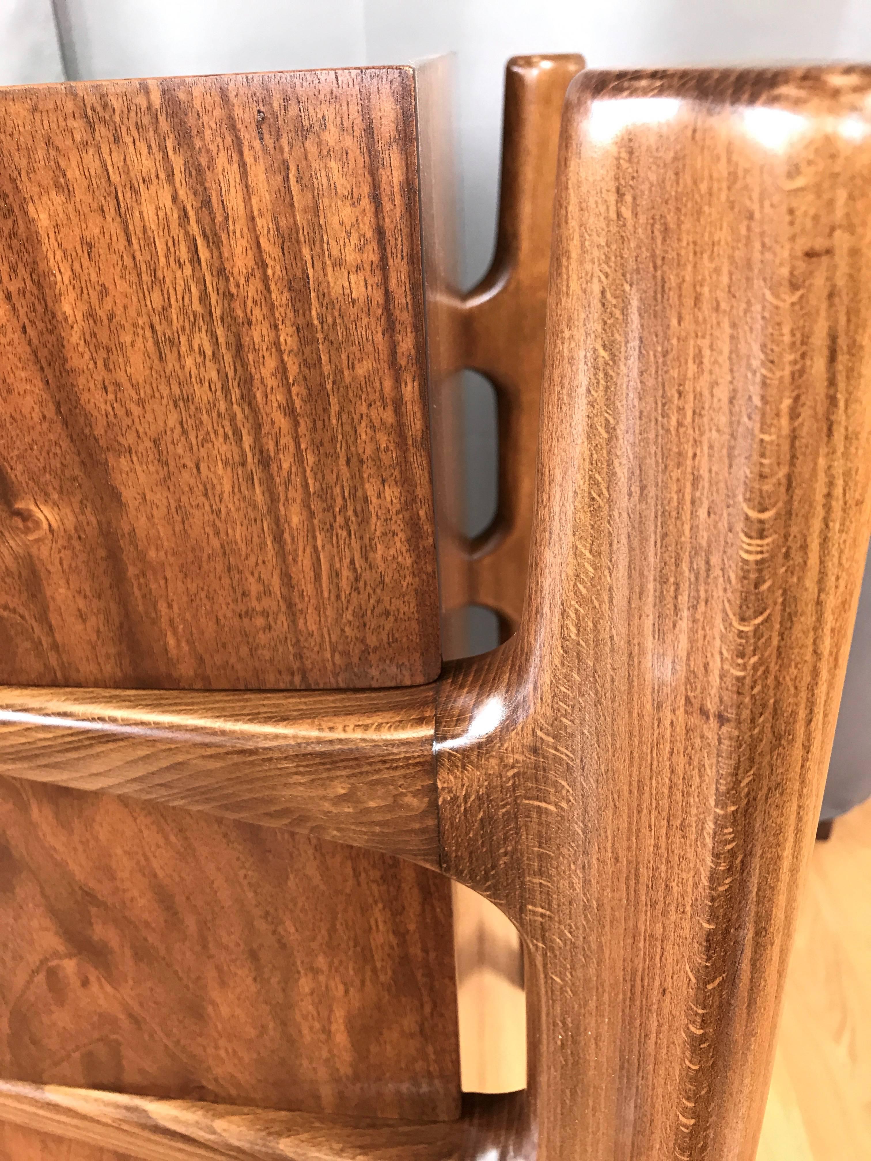 William Hinn for Urban Furniture Sculptural Walnut Eight-Drawer Dresser 1