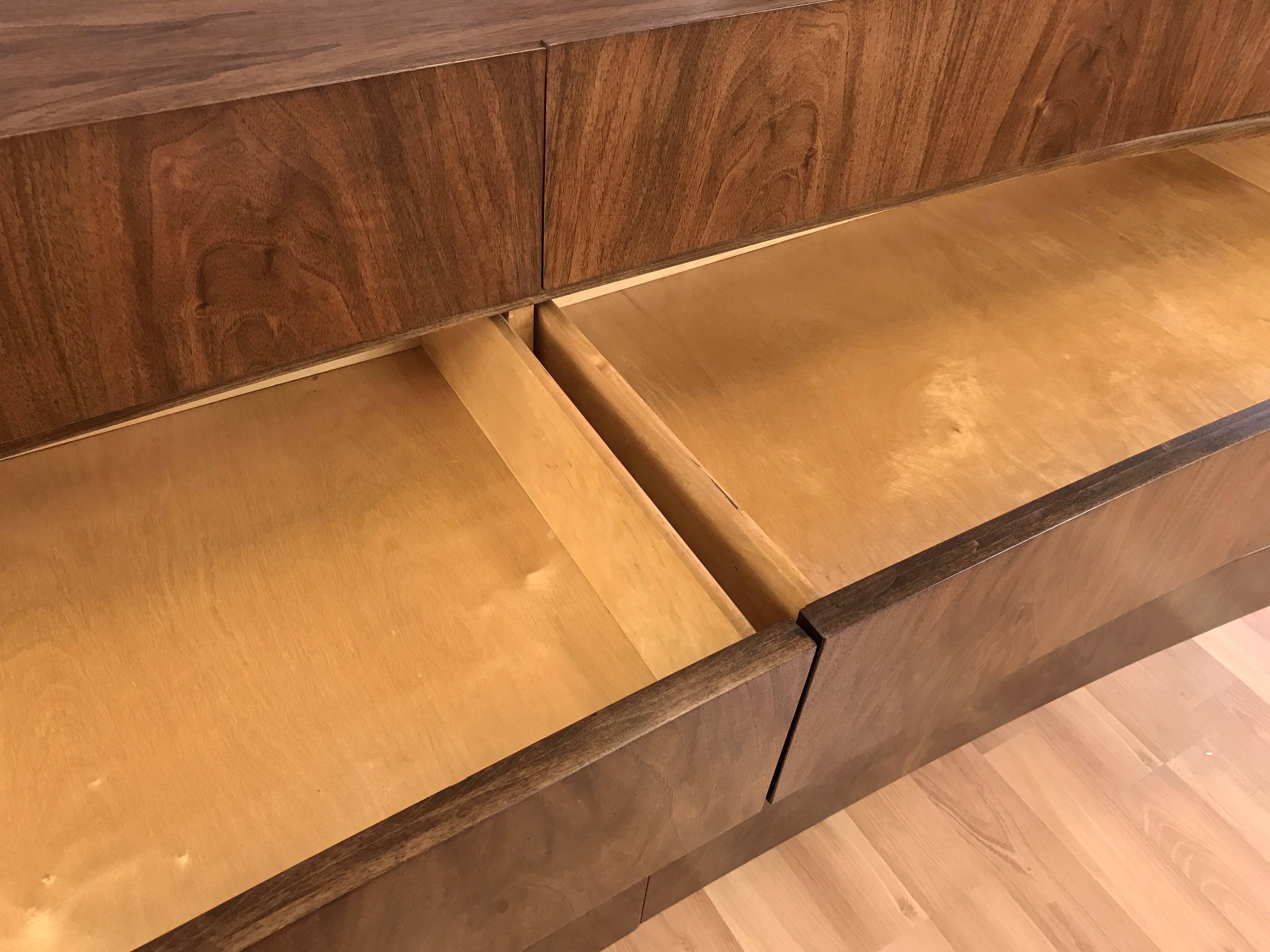 William Hinn for Urban Furniture Sculptural Walnut Eight-Drawer Dresser 7