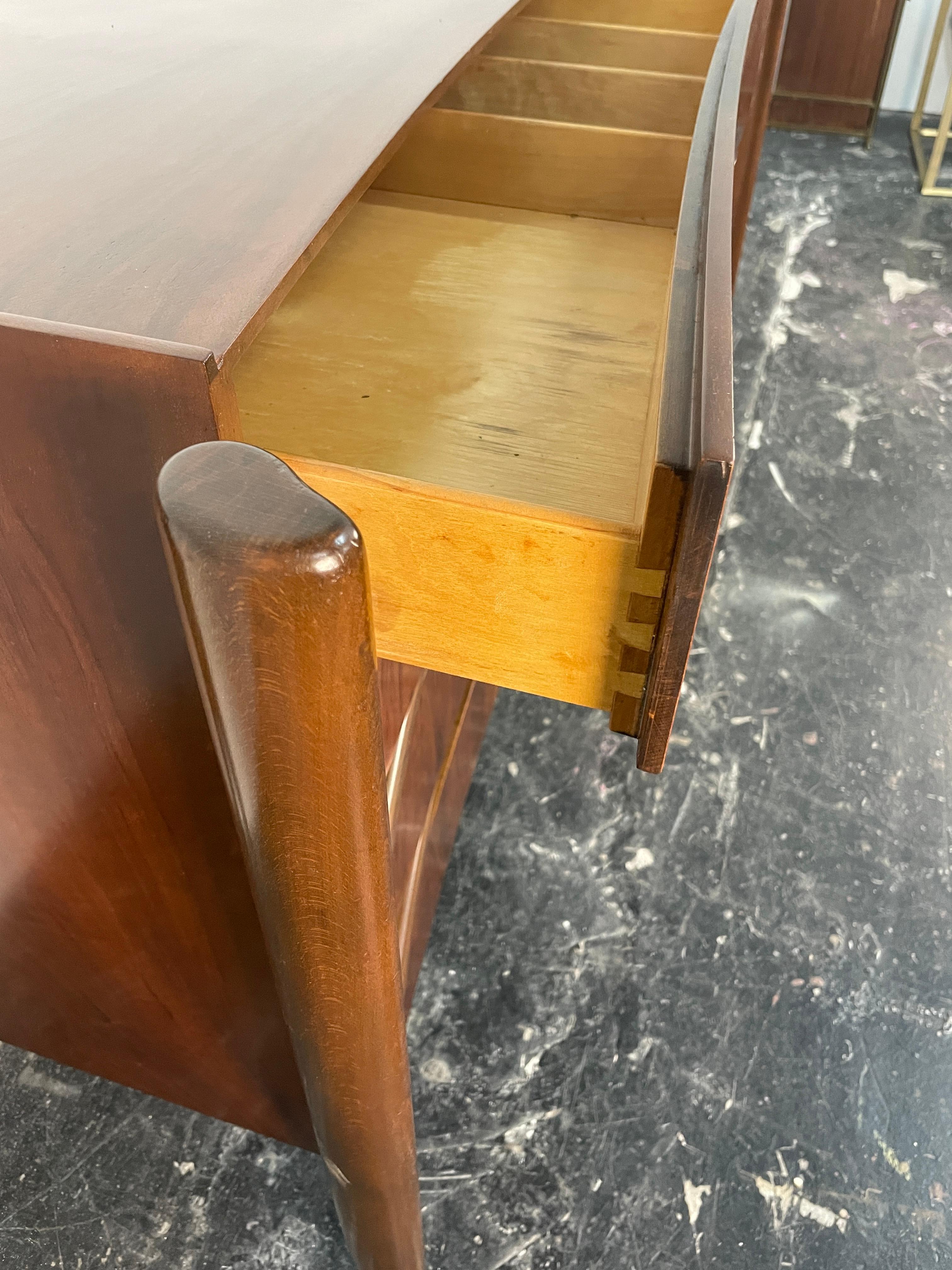 William Hinn Walnut Dresser by The Swedish Furniture Guild 1
