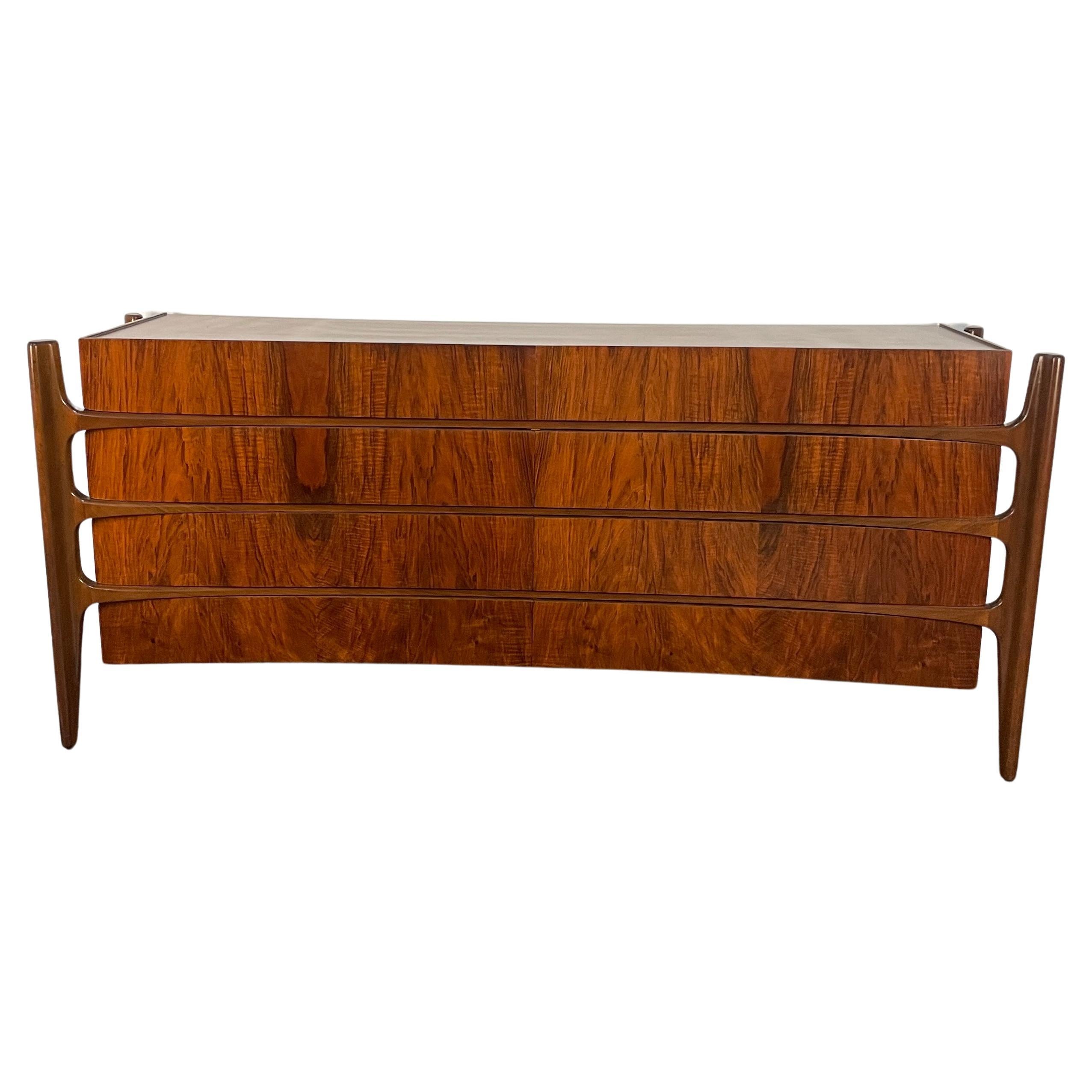 William Hinn Walnut Dresser by The Swedish Furniture Guild