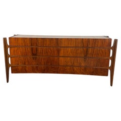 Vintage William Hinn Walnut Dresser by The Swedish Furniture Guild