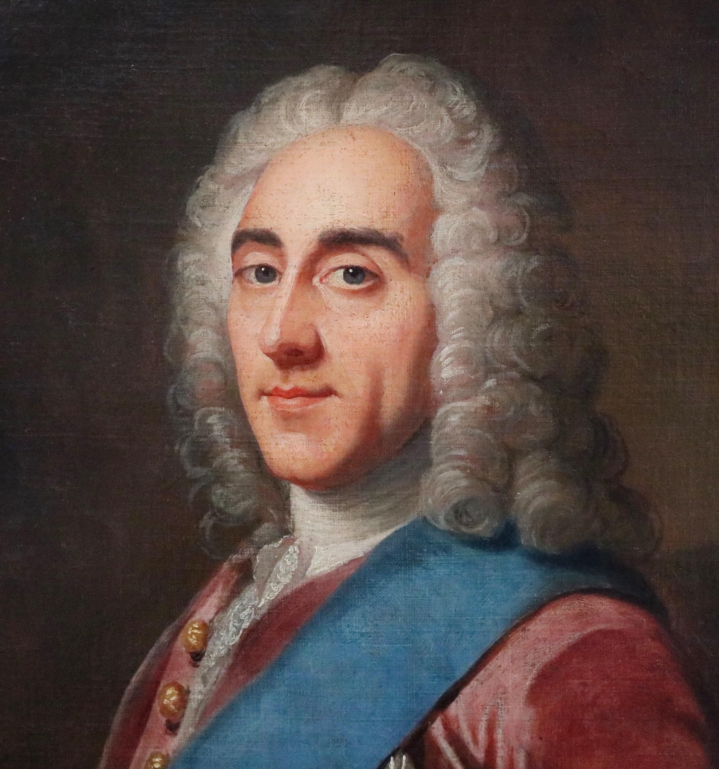 Il dipinto - che raffigura Philip Hoare, IV conte di Chesterfield (1694-1773) con un cappotto di velluto rosso e la stella dell'Ordine Reale della Giarrettiera - proviene dallo studio di William Hoare di Bath (1707-1792) che ha dipinto diverse