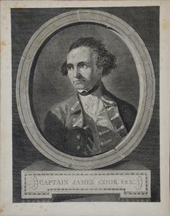 Captain James Cook: 18th C. Portrait by William Hodges After Cook's 2nd Voyage 