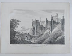 India William Hodges 'The East End of the Fort of Mongheer' India Engraving