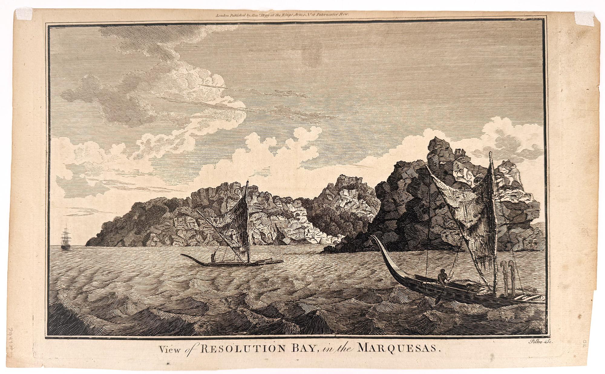 View of Resolution Bay, in the Marquesas