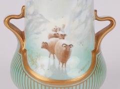William Hodkinson Doulton Burslem Hyperion Ware Painted Vase