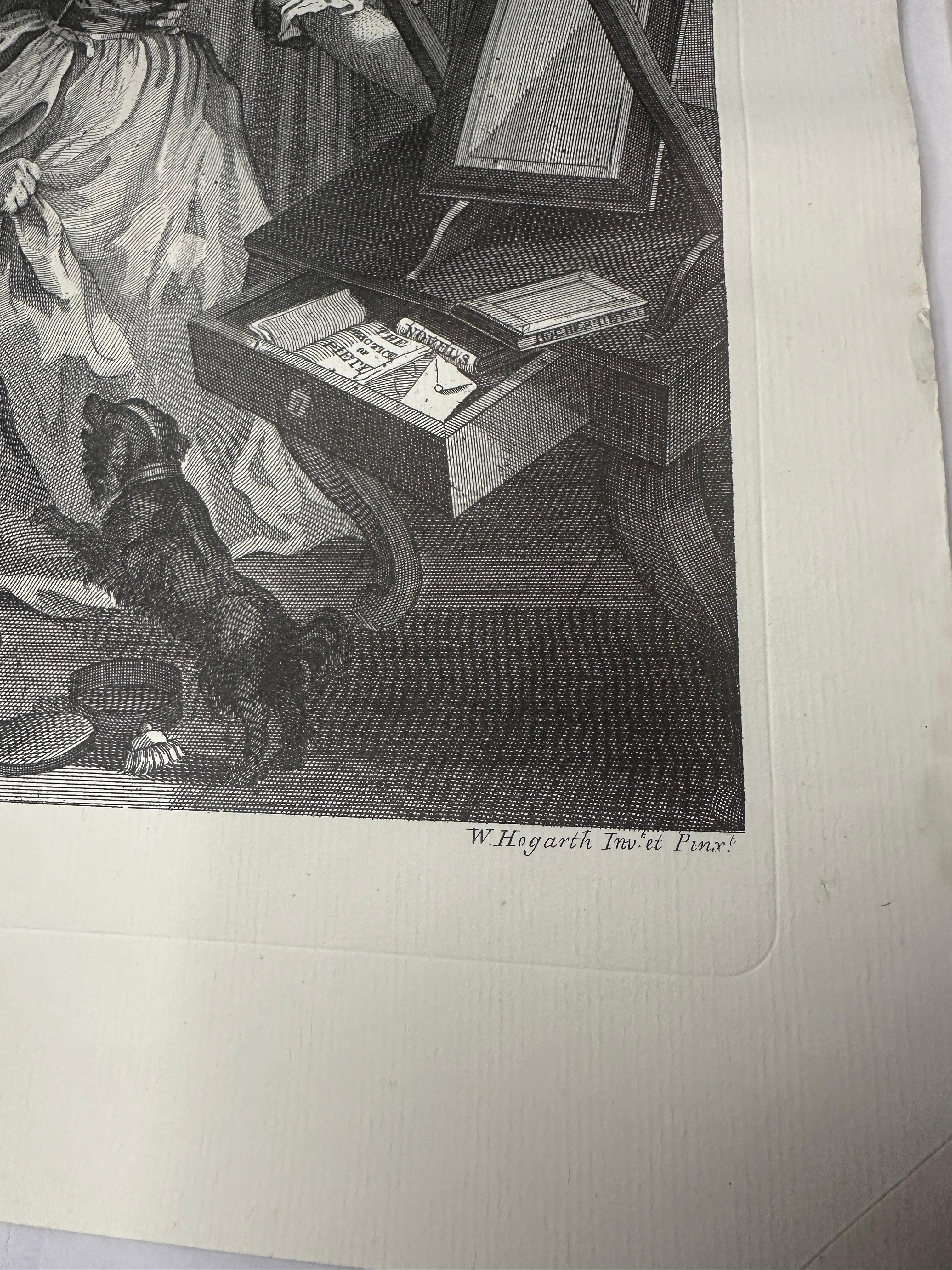 Paper William Hogarth - 'Before and After' 2 Plate Etchings For Sale