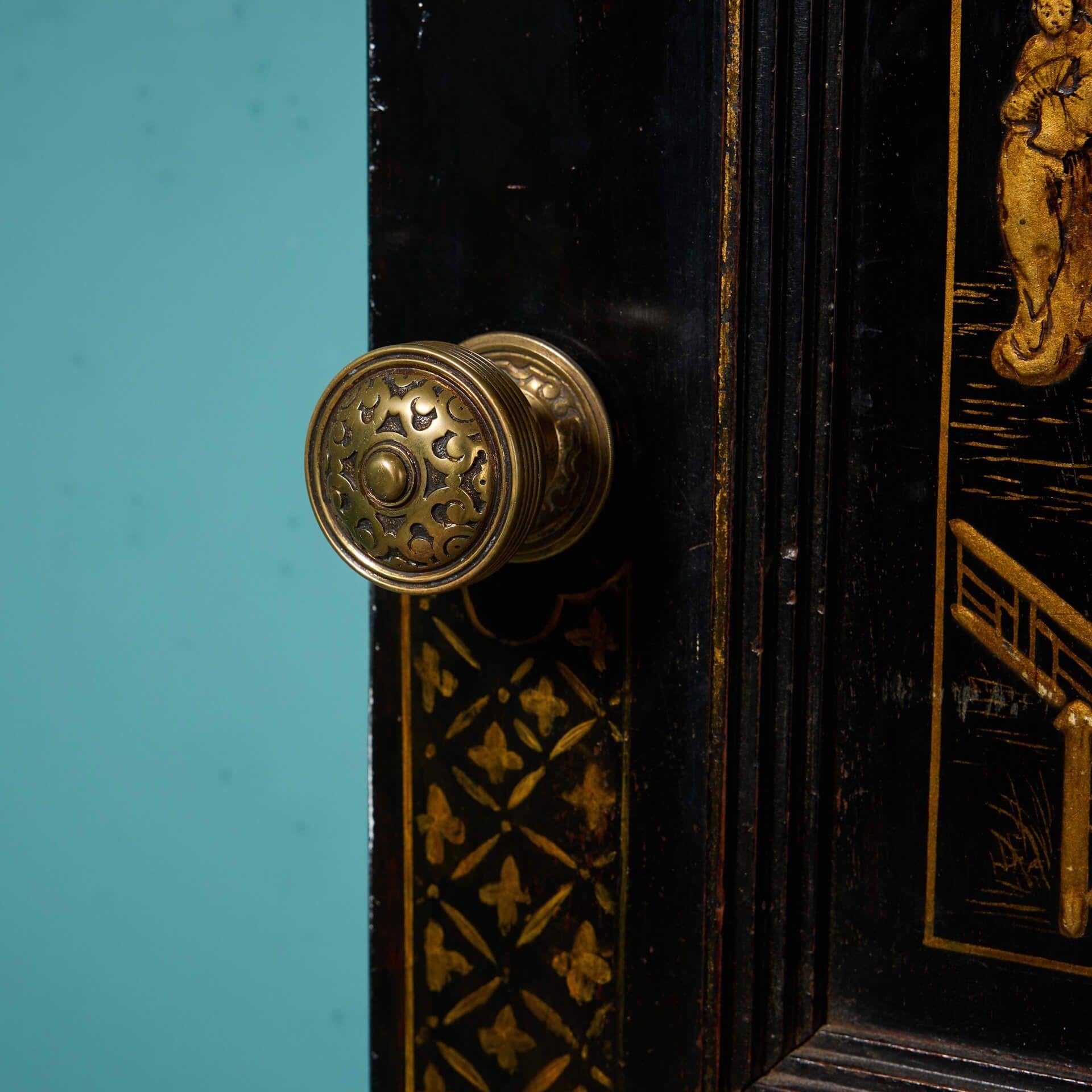 Georgian William Hogarth Chinoiserie Door c. 1750 For Sale