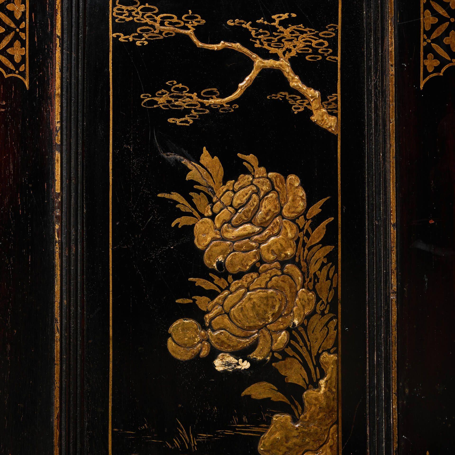 Wood William Hogarth Chinoiserie Door c. 1750 For Sale